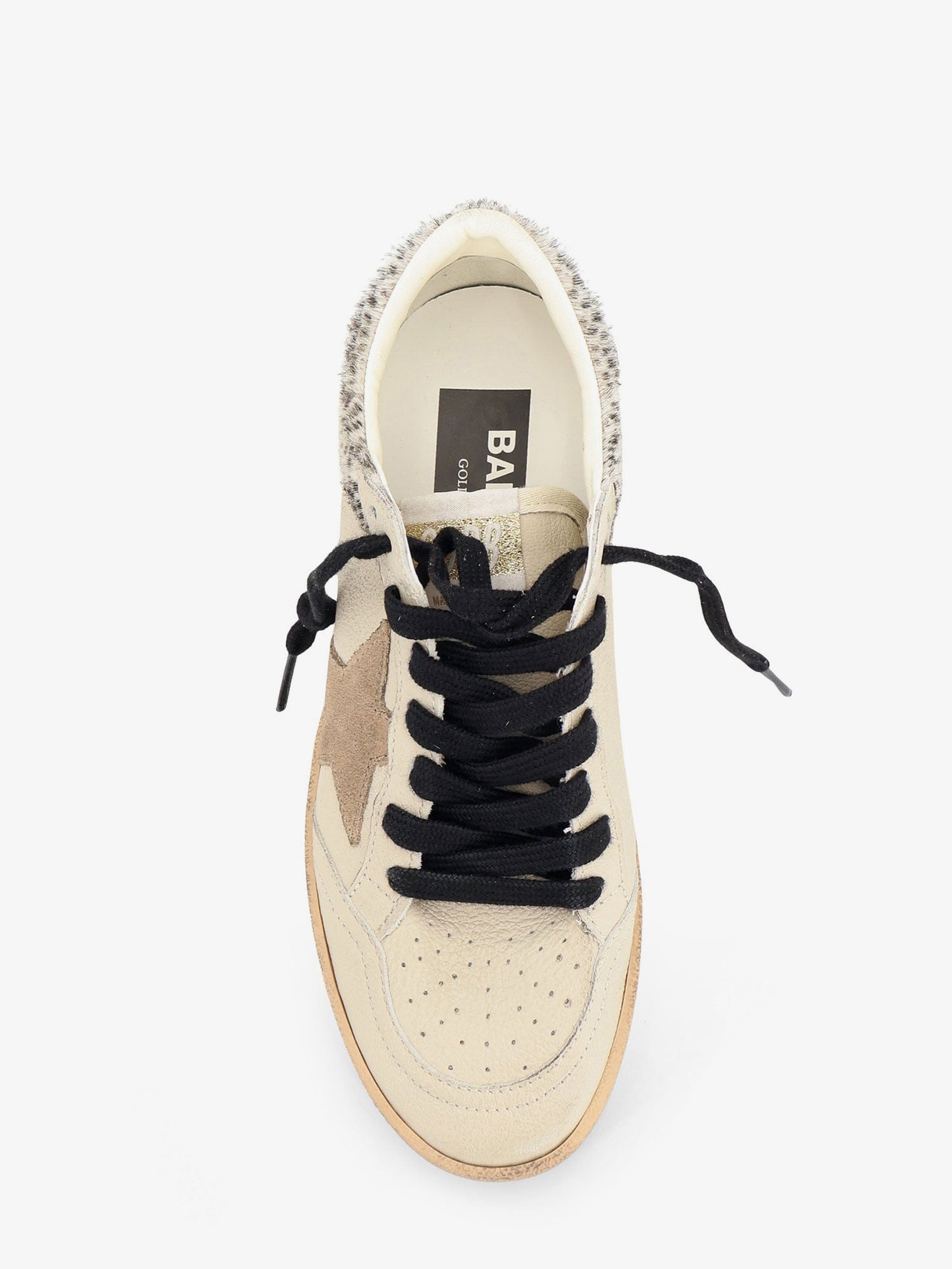 Golden Goose Deluxe Brand Women Ballstar Leather Sneakers With Iconic Side Logo GOLDEN GOOSE