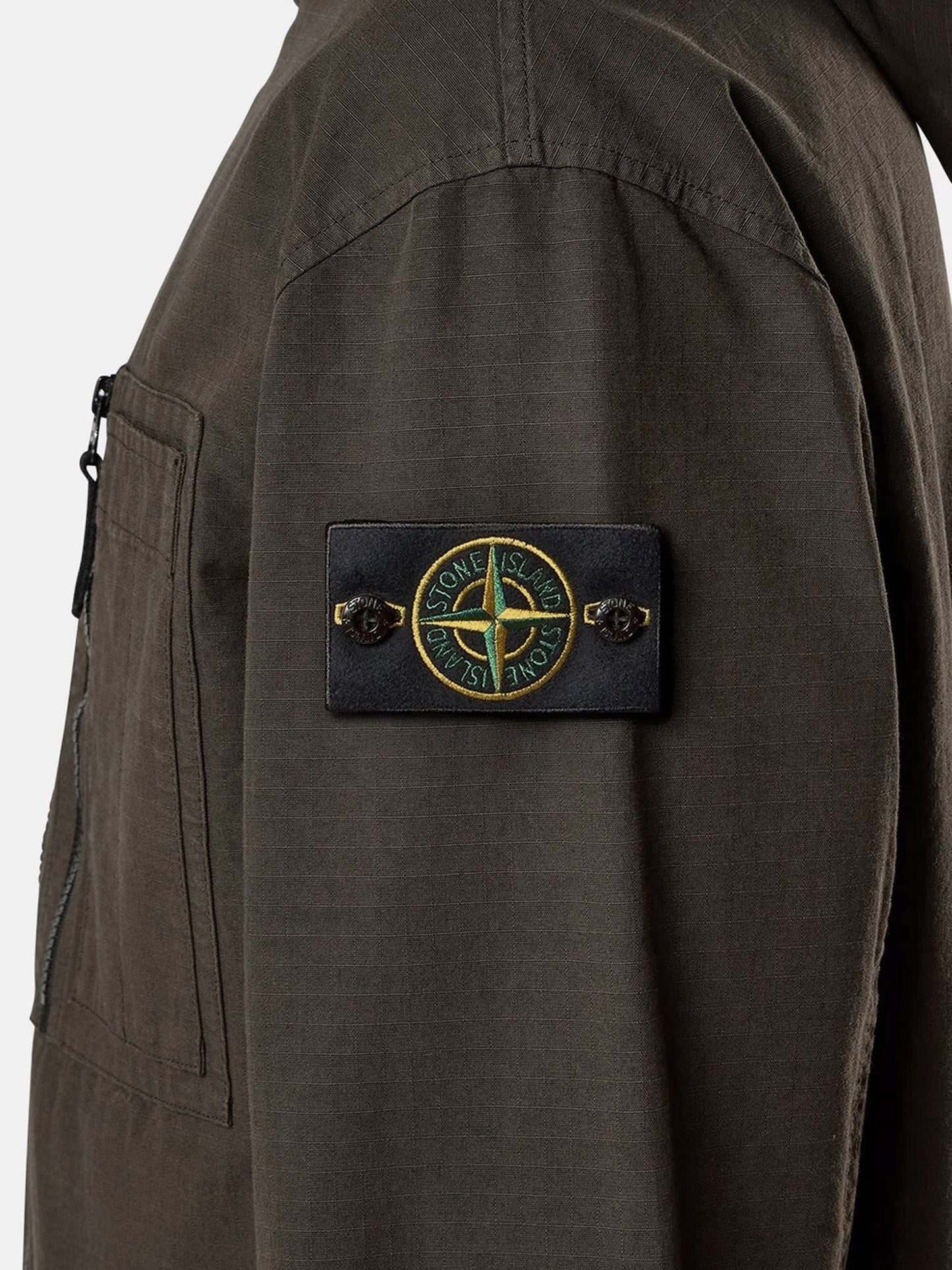Stone Island Men Hooded Organic Cotton Jacket STONE ISLAND