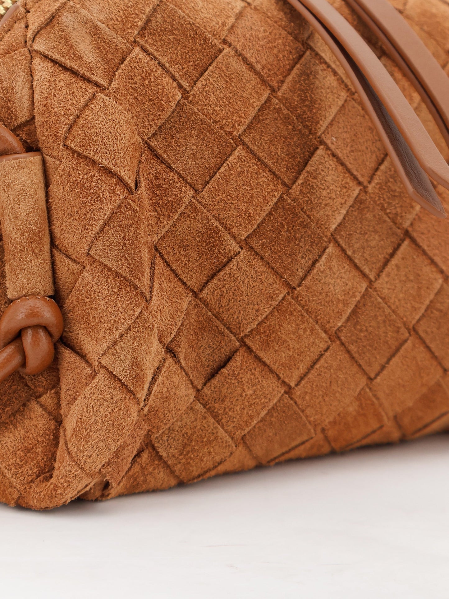 Bottega Veneta Women Pochette Concert Suede Crossbody Bag BOTTEGA VENETA