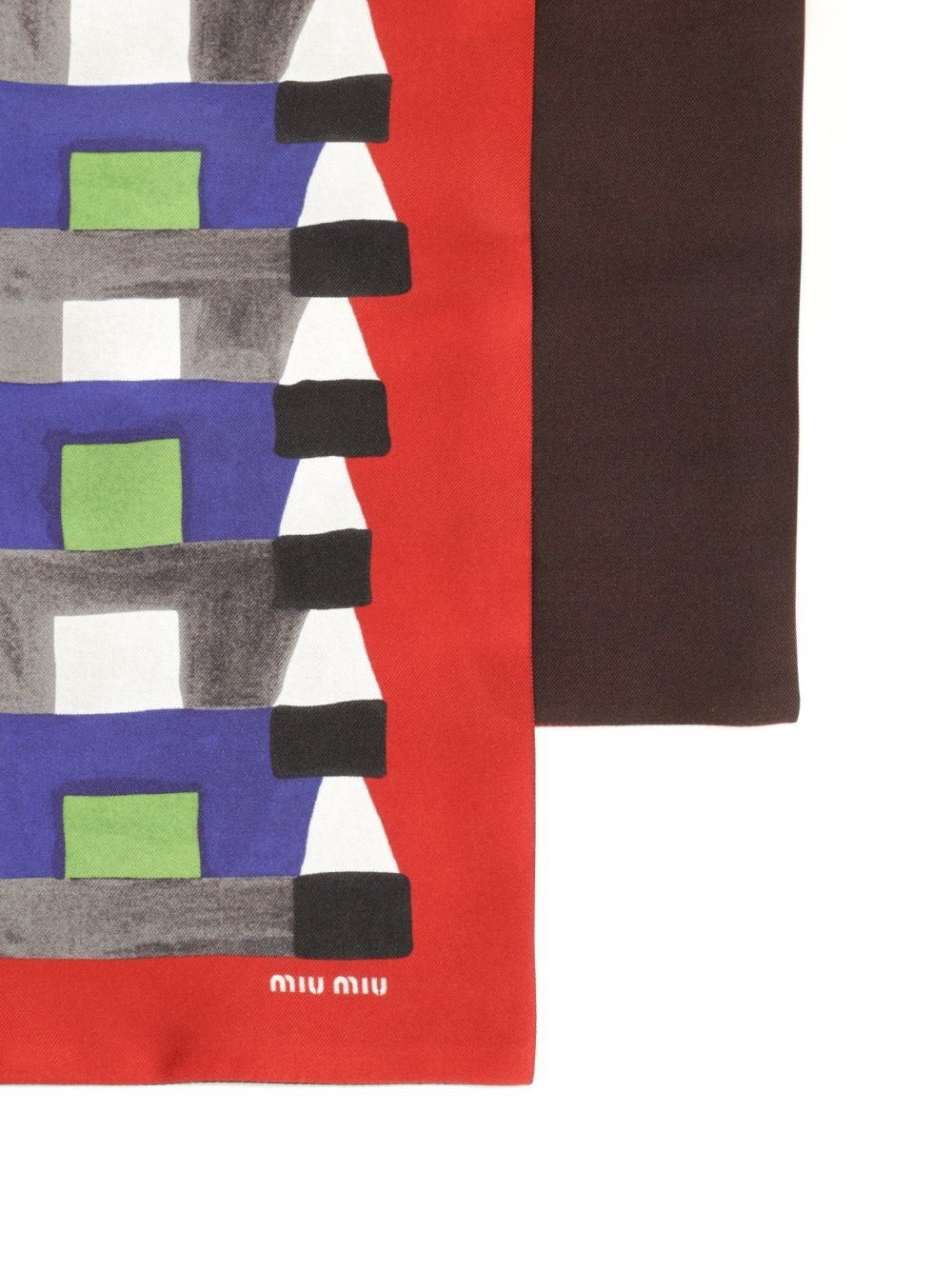 Miu Miu Women Geometric Scarf MIU MIU