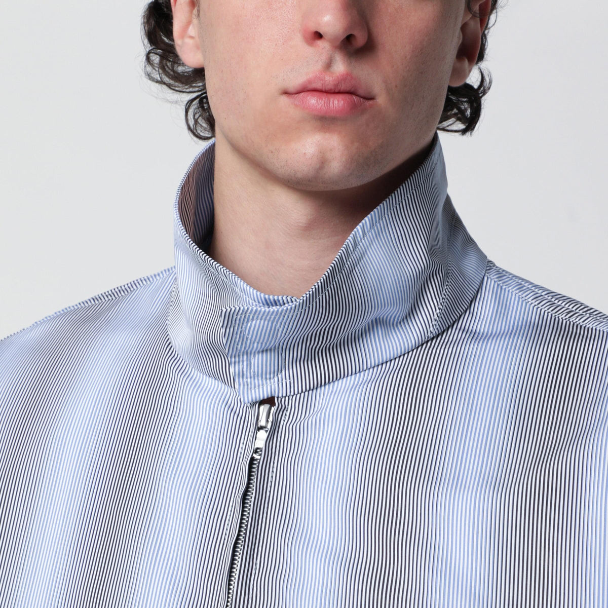 Dries Van Noten Textured Striped Zip Jacket Men DRIES VAN NOTEN