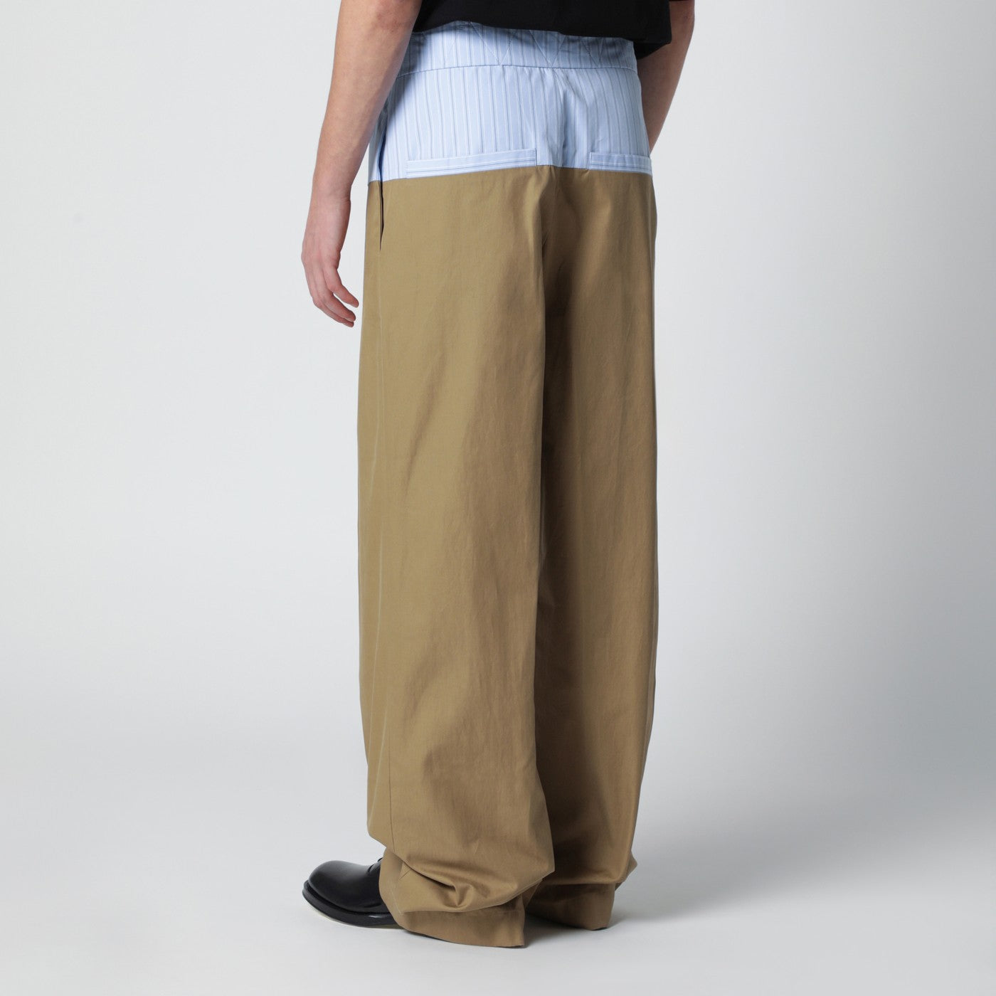 Dries Van Noten Trousers With Contrasting Waistband Men DRIES VAN NOTEN