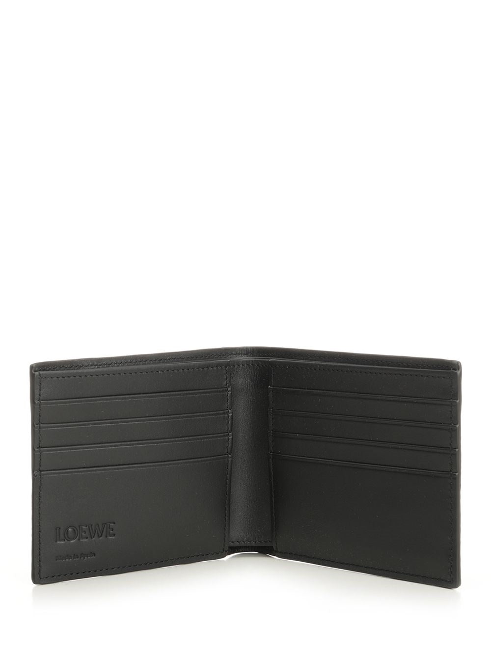 Loewe Men Puzzle Bifold Wallet In Grained Calfskin LOEWE
