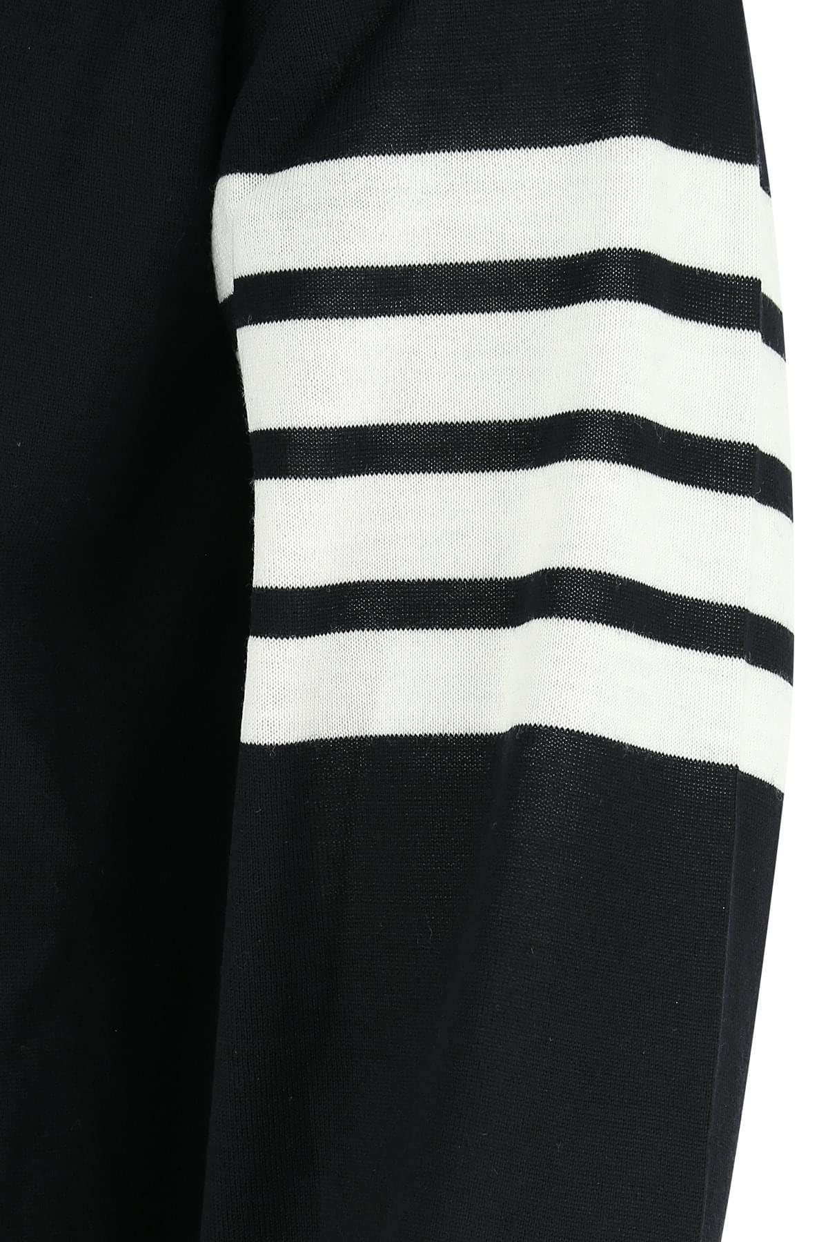Thom Browne Men Midnight Blue Wool Sweater THOM BROWNE
