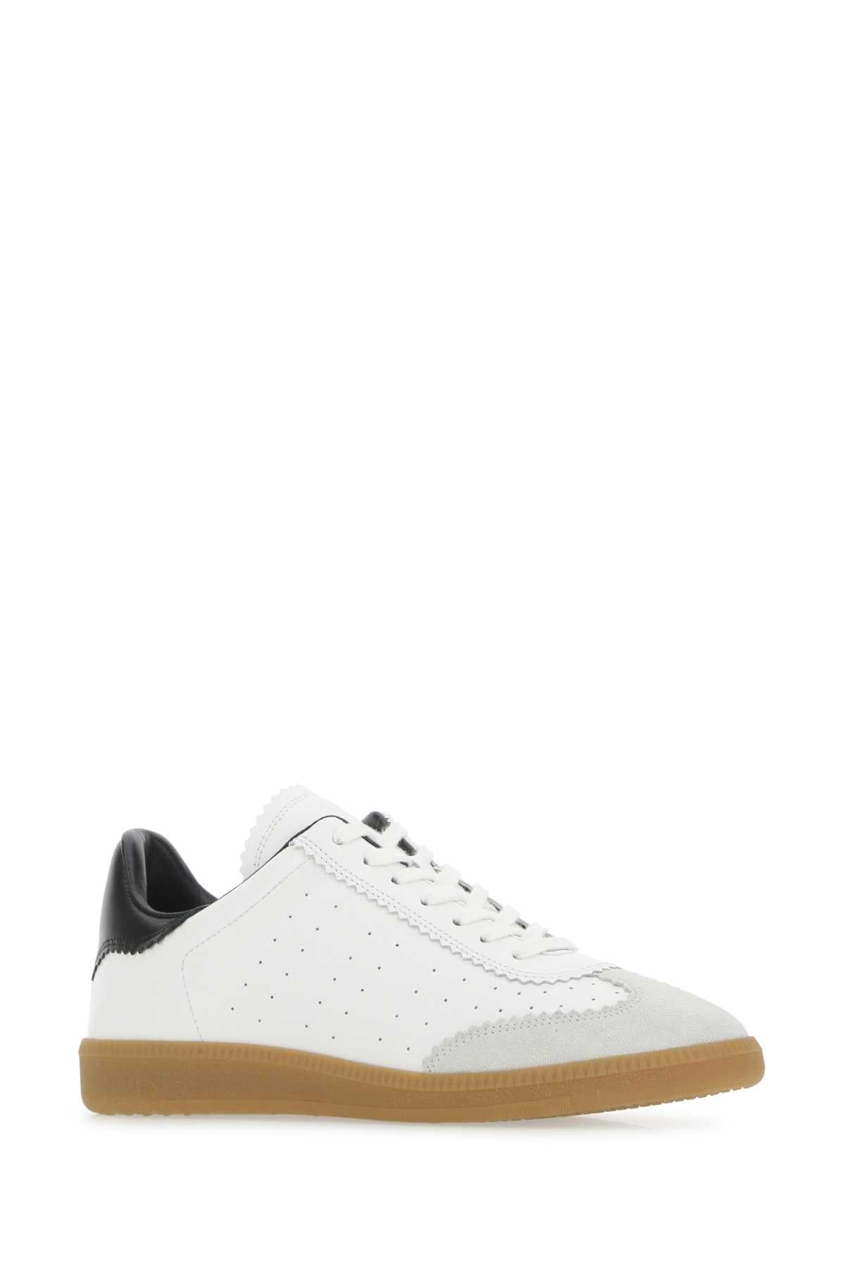 Isabel Marant Women White Leather Bryce Sneakers ISABEL MARANT