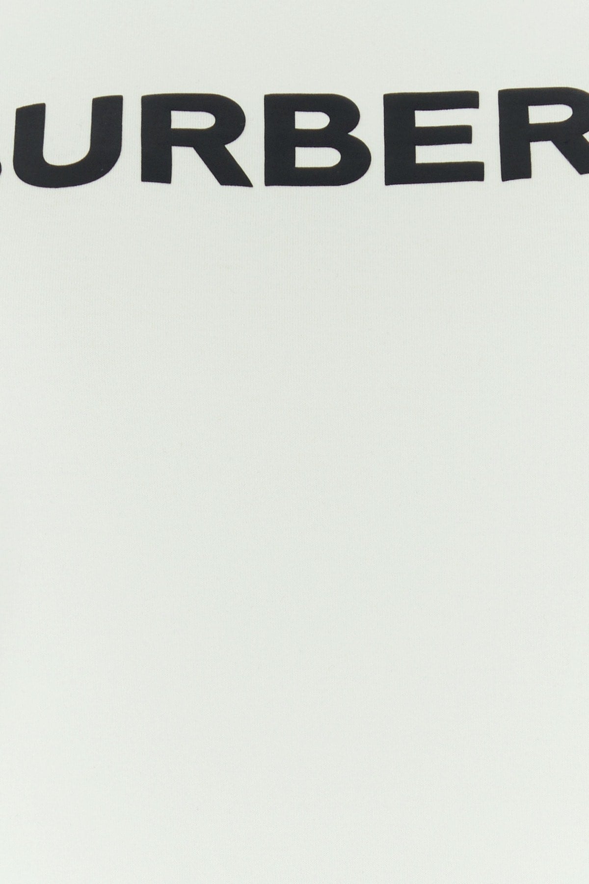 Burberry Women White Cotton T-Shirt BURBERRY