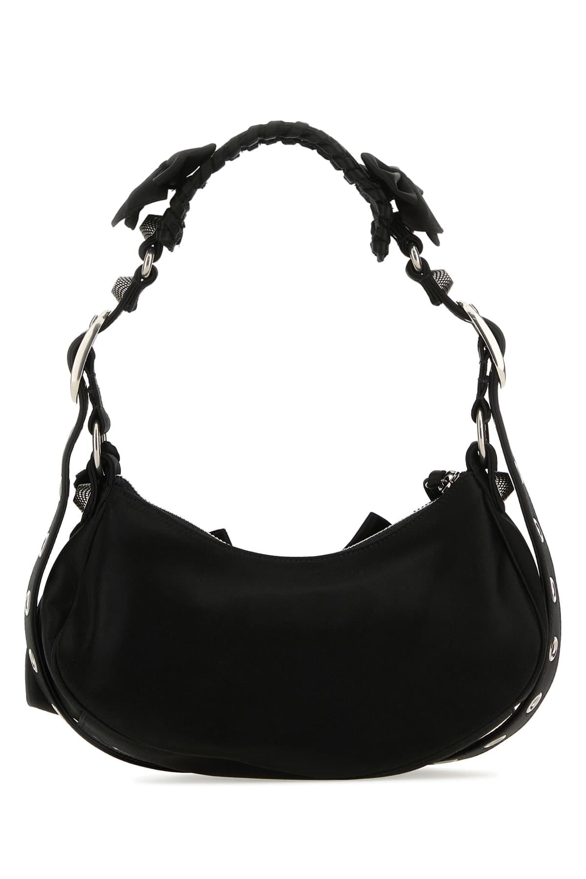 Balenciaga Women Black Satin Le Cagole Xs Shoulder Bag BALENCIAGA