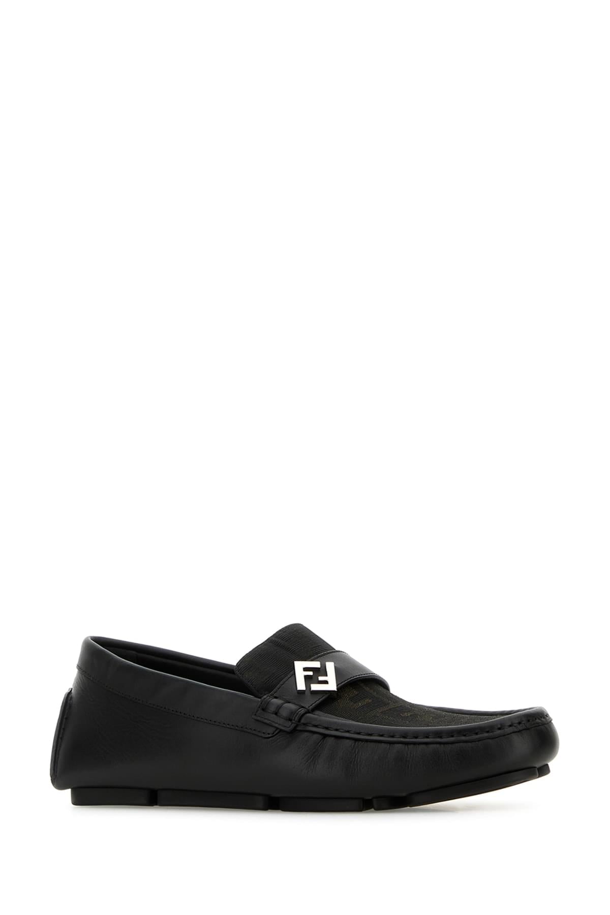 Fendi Men Driver Tess.Ff Sfumato+Vitello FENDI