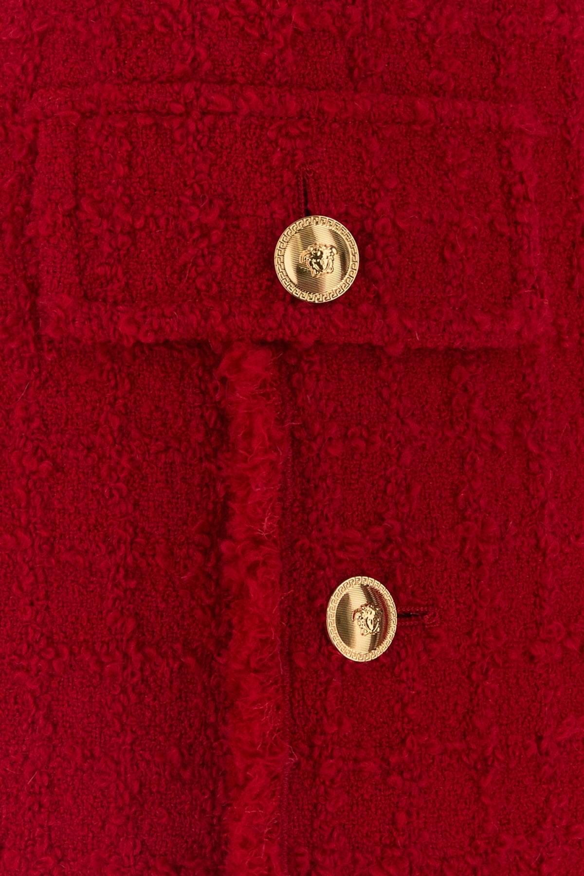 Versace Women Skirt Responsible Heritage Textured Tweed VERSACE