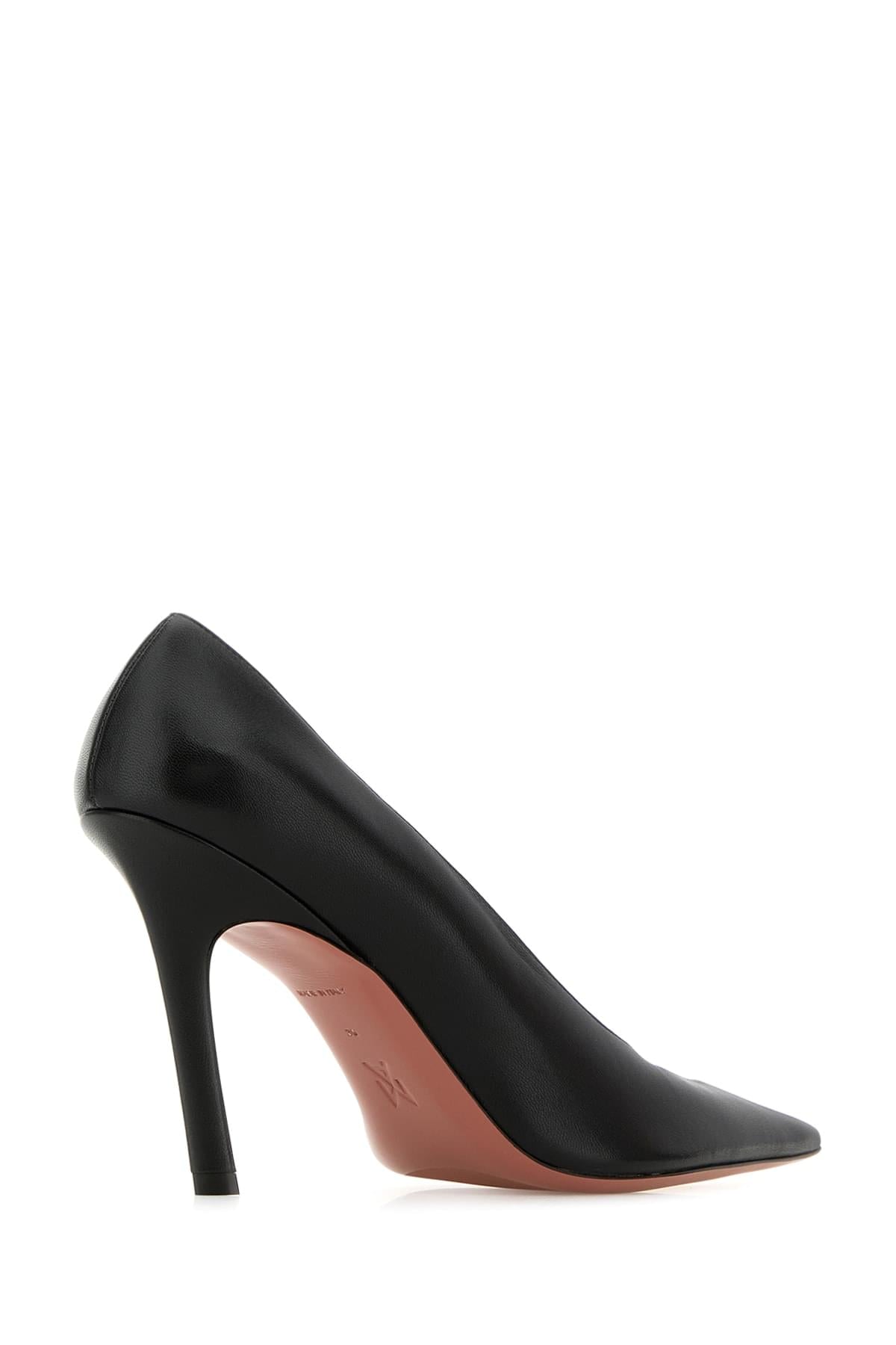 Amina Muaddi Women Christine Pump 100 Nappa Black 100 AMINA MUADDI