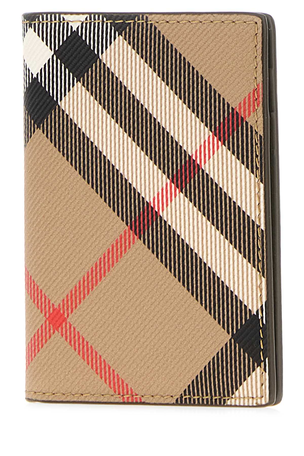 Burberry Men Printed Canvas Card Holder BURBERRY