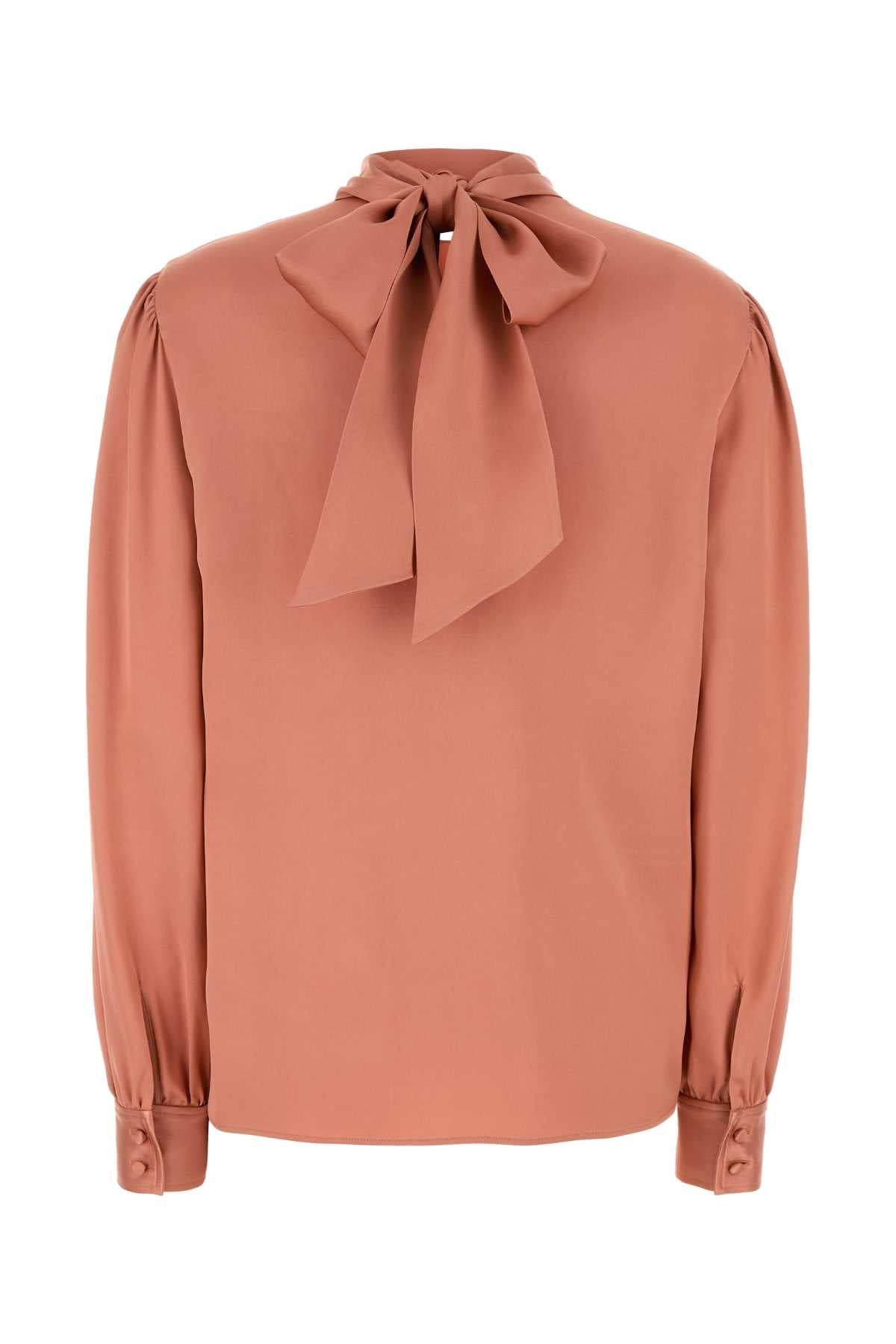 Tom Ford Women Salmon Satin Blouse TOM FORD