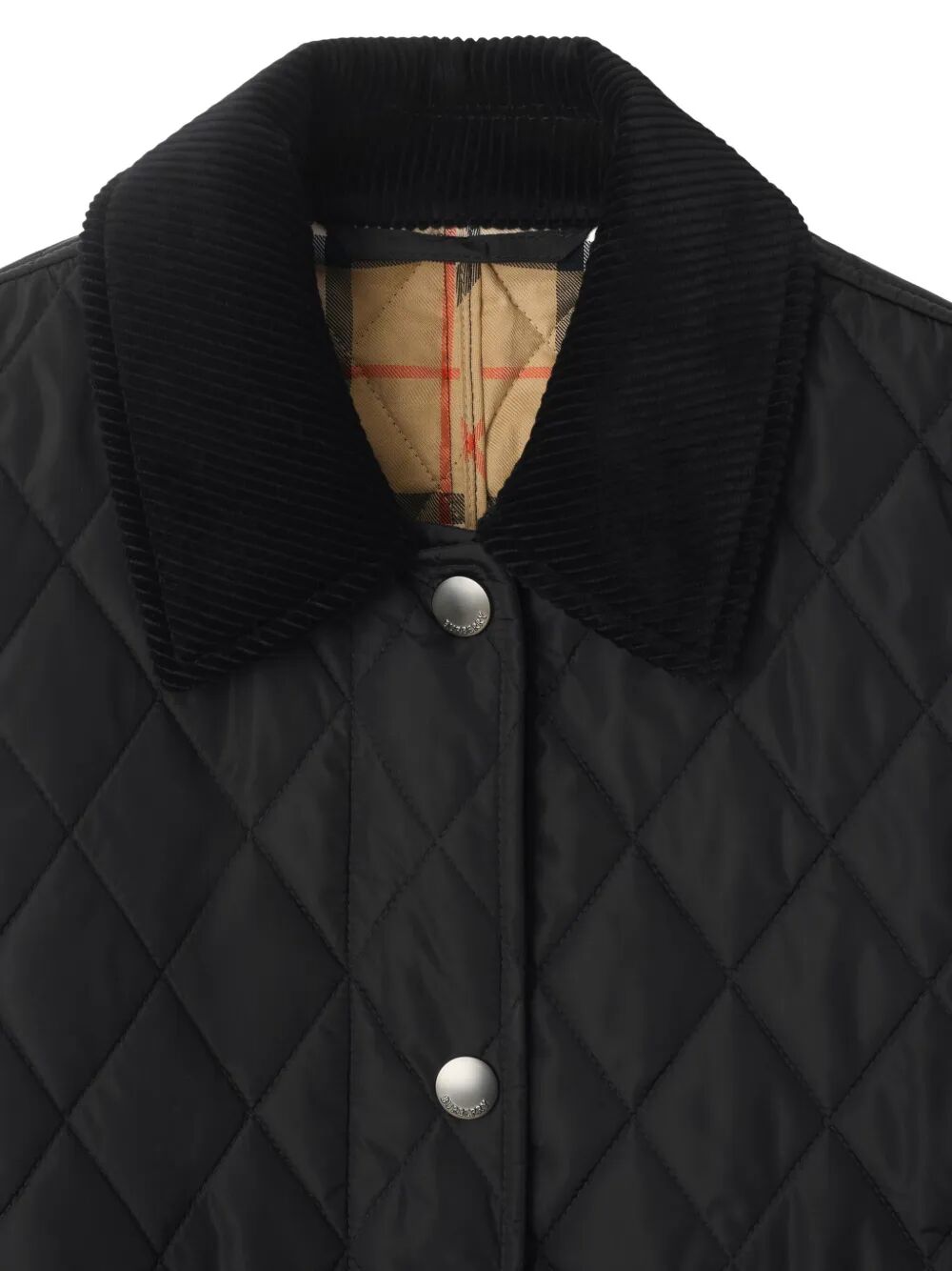 Burberry Women Check Lining Quilted Nylon Dorset Jacket BURBERRY