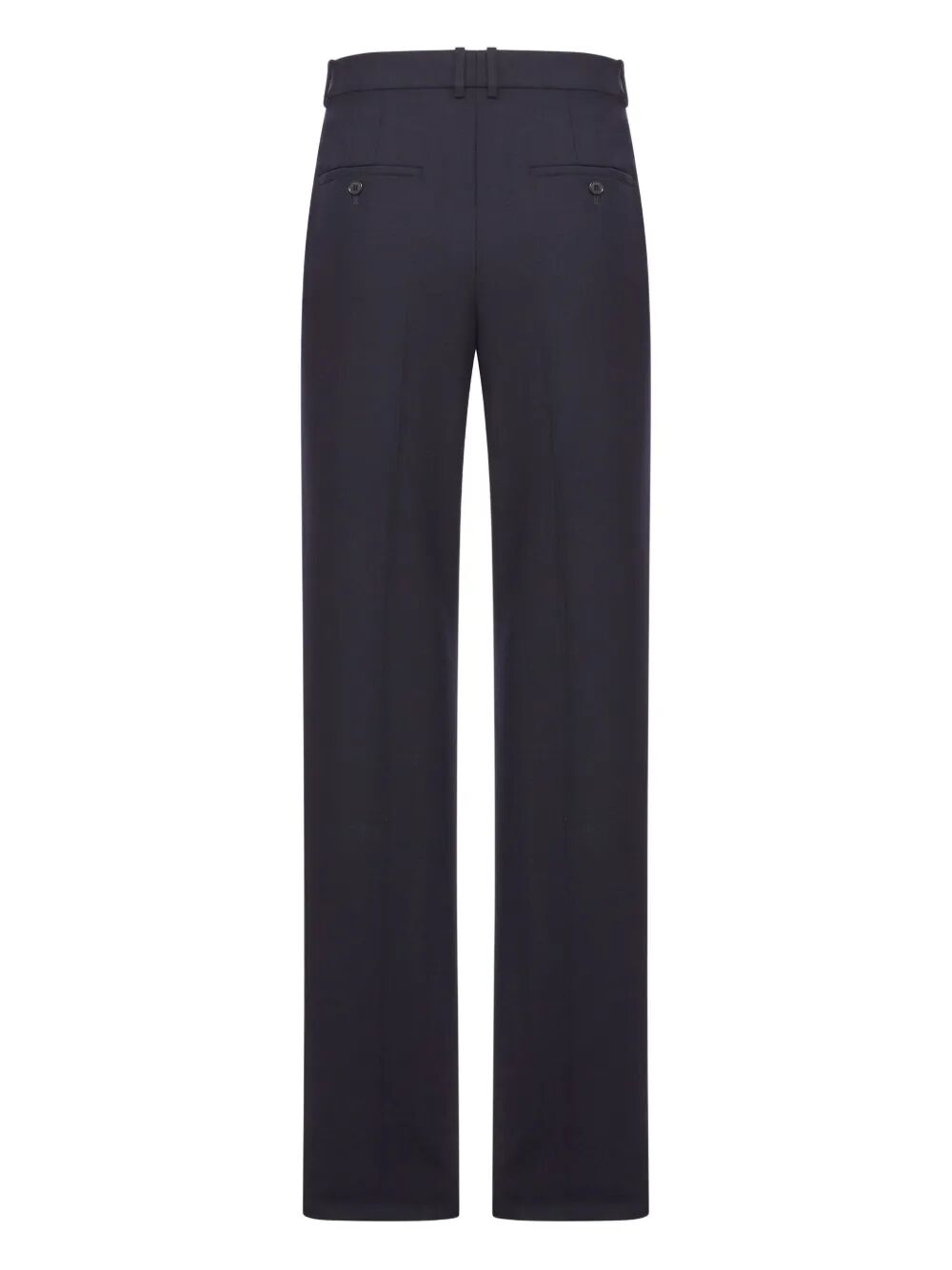 Saint Laurent Men High-Waisted Tailored Pants In Wool Chiné SAINT LAURENT
