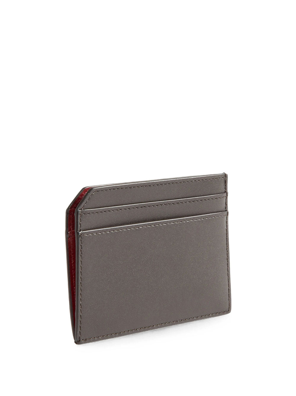 Saint Laurent Men Saint Laurent Paris Open Card Case In Two-Tone Smooth Leather SAINT LAURENT