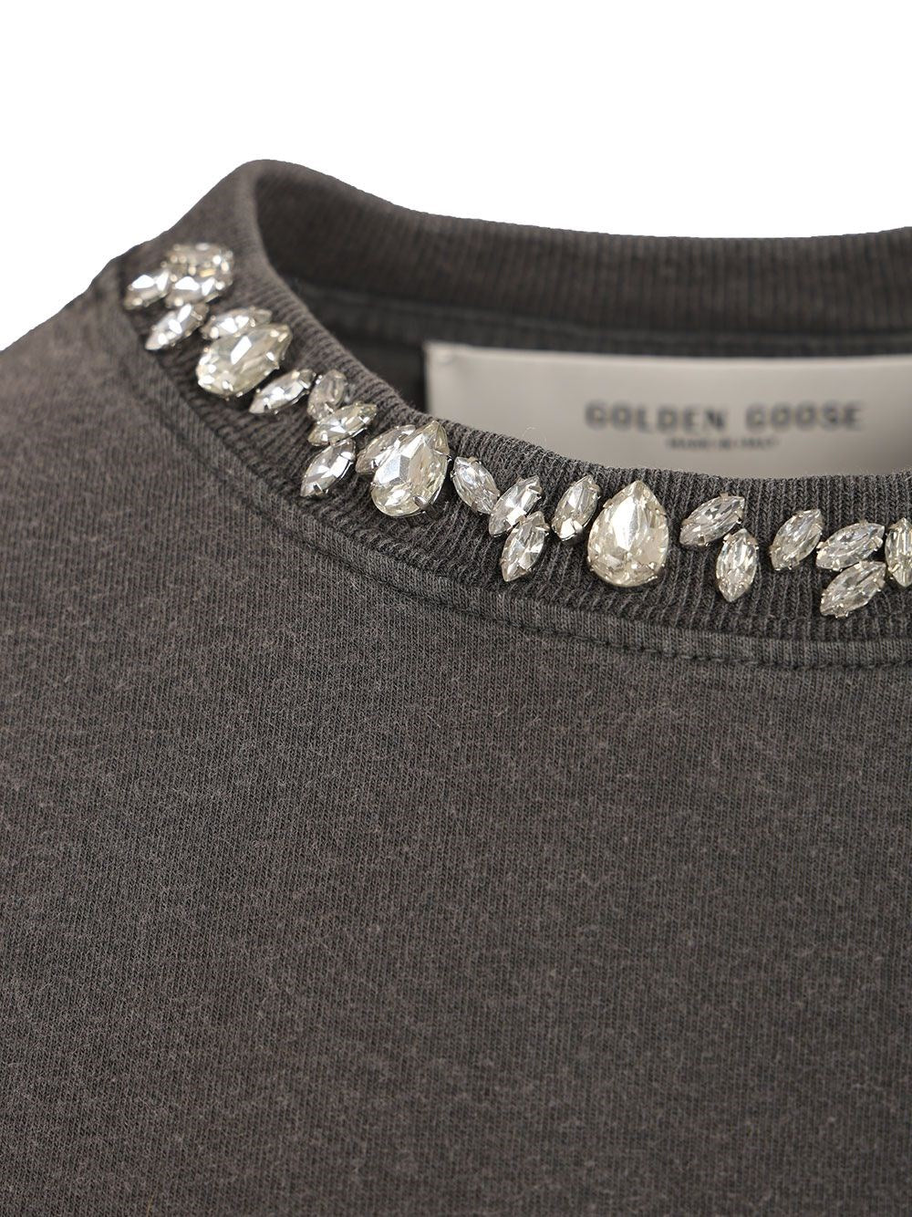 Golden Goose Women T-Shirt With Crystals GOLDEN GOOSE
