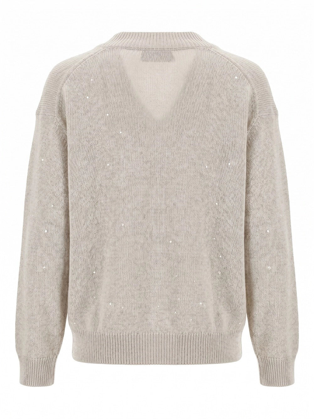 Brunello Cucinelli Women Cashmere And Silk Diamond Yarn Sweater BRUNELLO CUCINELLI