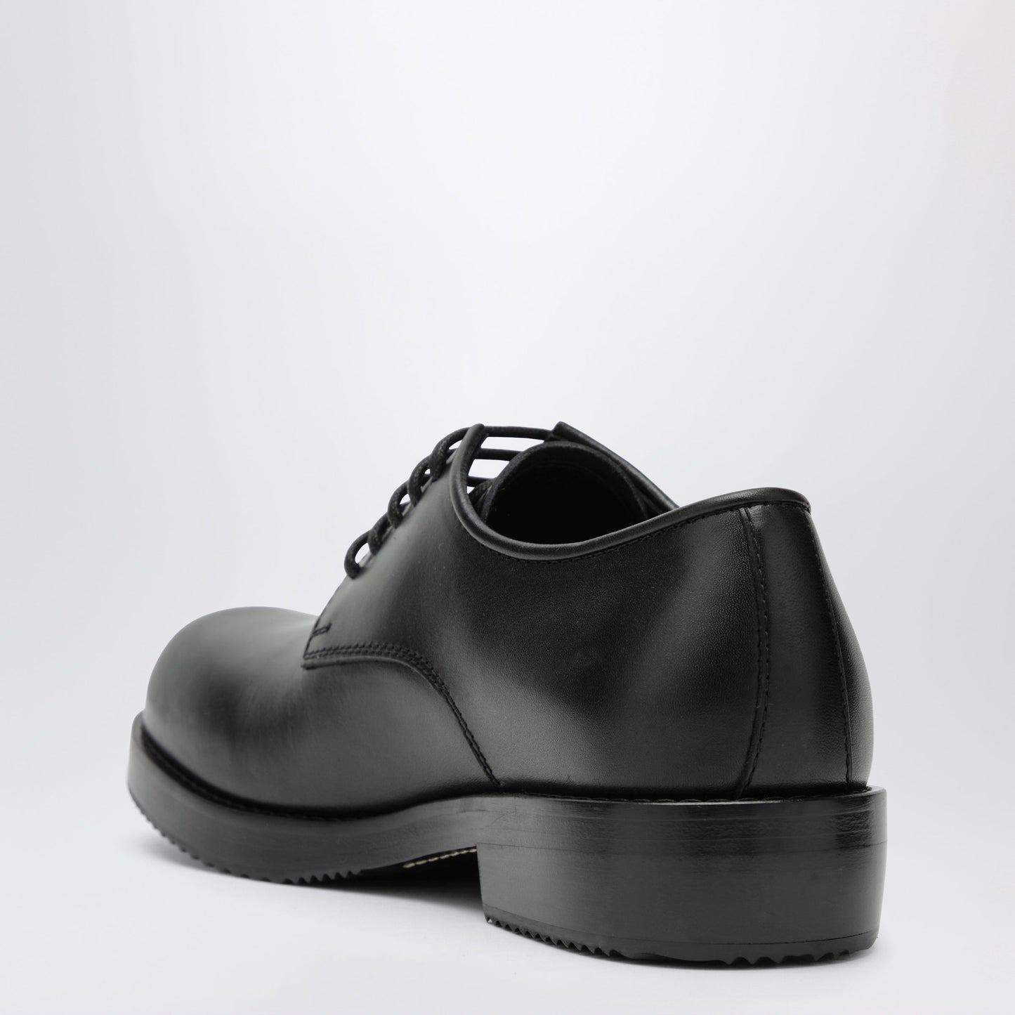 Dries Van Noten Classic Black Leather Derby Shoes Men DRIES VAN NOTEN