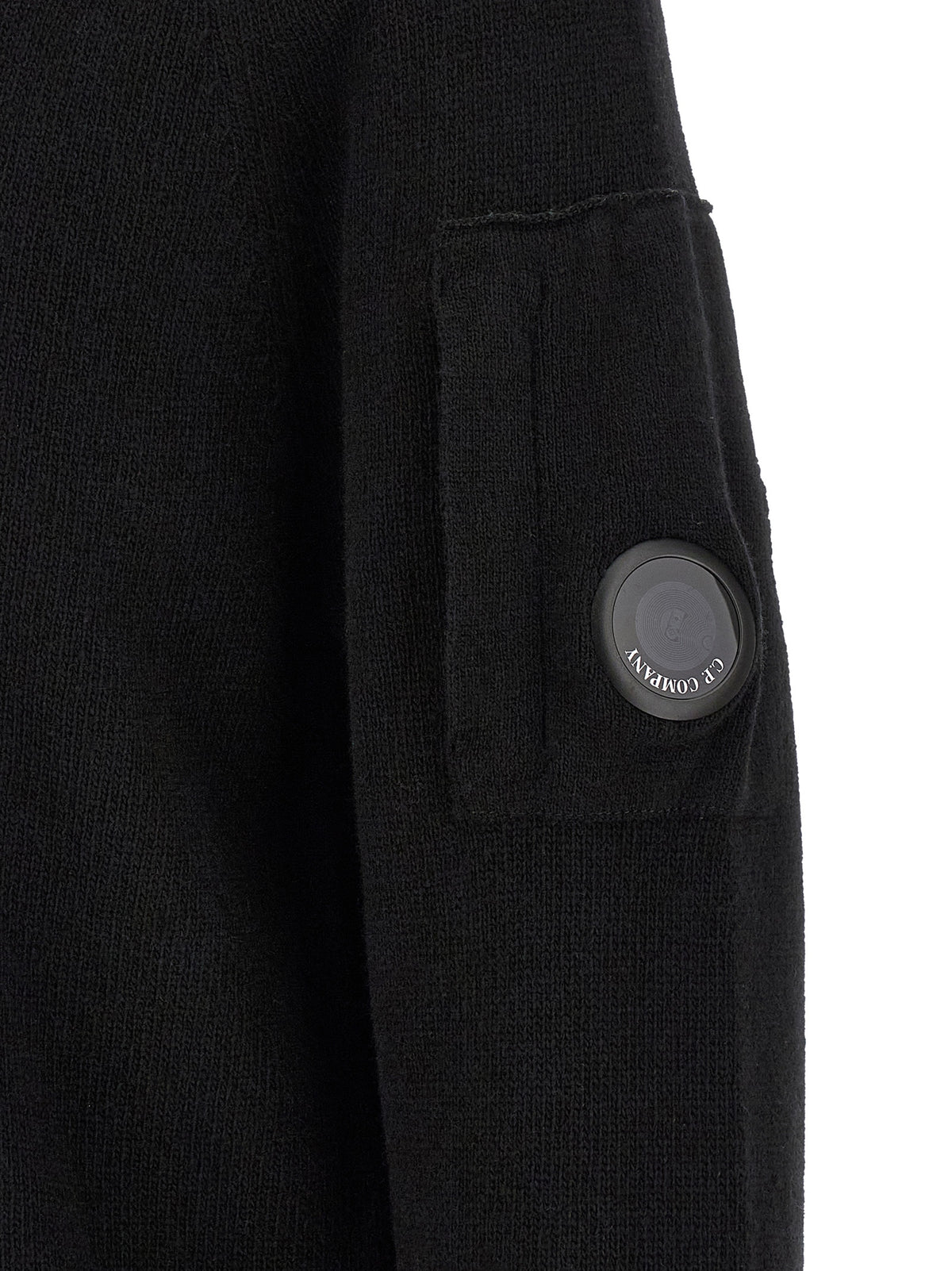 C.P. Company Men 'Lambswool Grs' Sweater With Lens Detail C.P. COMPANY