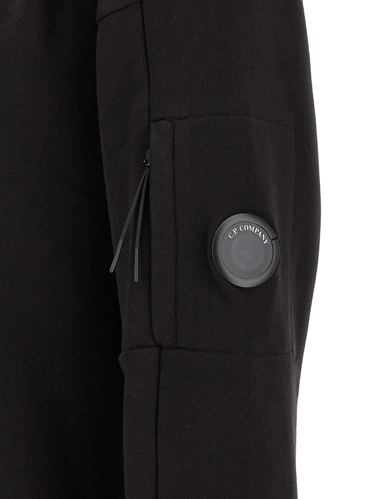 C.P. Company Men 'Diagonal Raised Fleece ' Sweatshirt And Lens Detail C.P. COMPANY