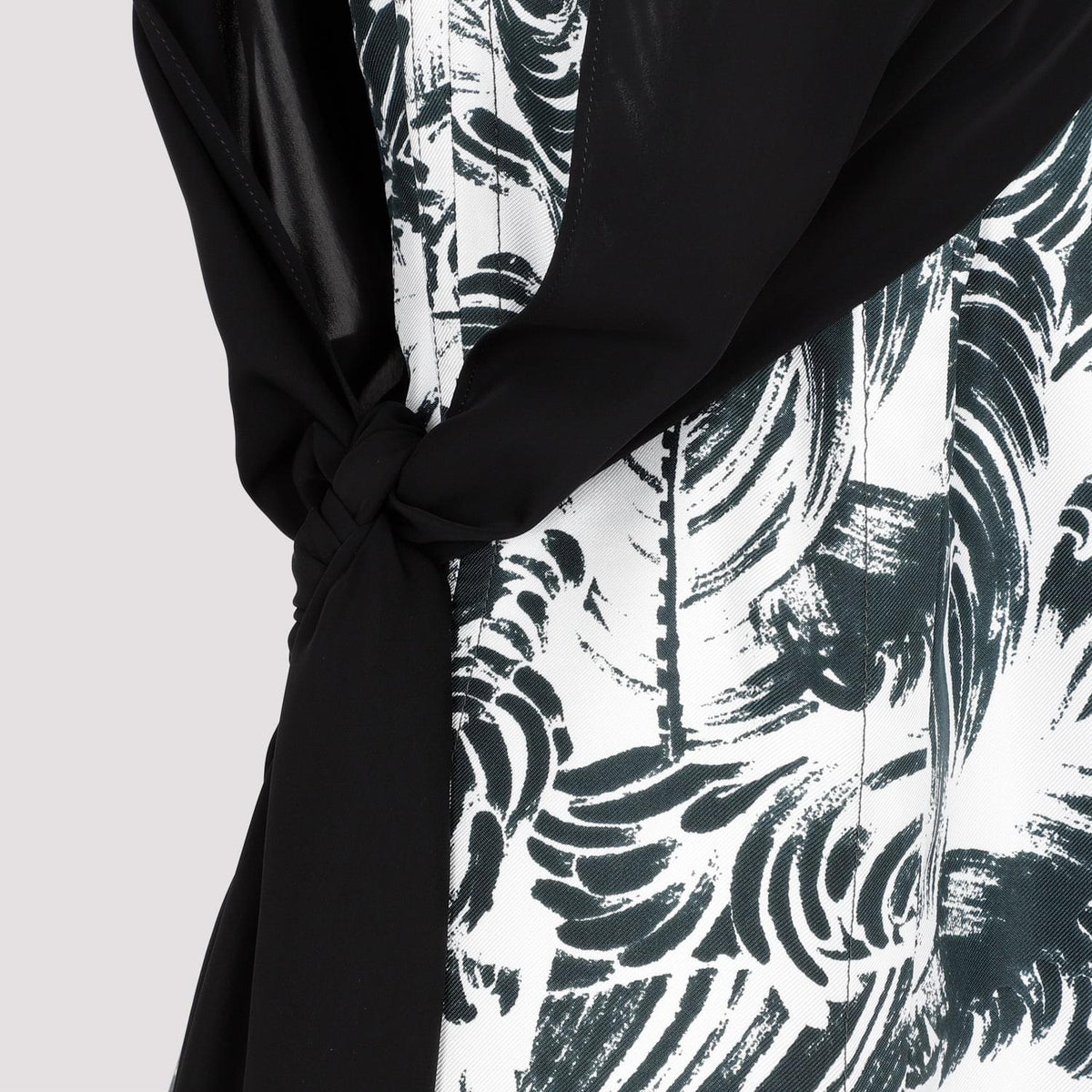 Bottega Veneta Printed Silk Long Dress Women BOTTEGA VENETA
