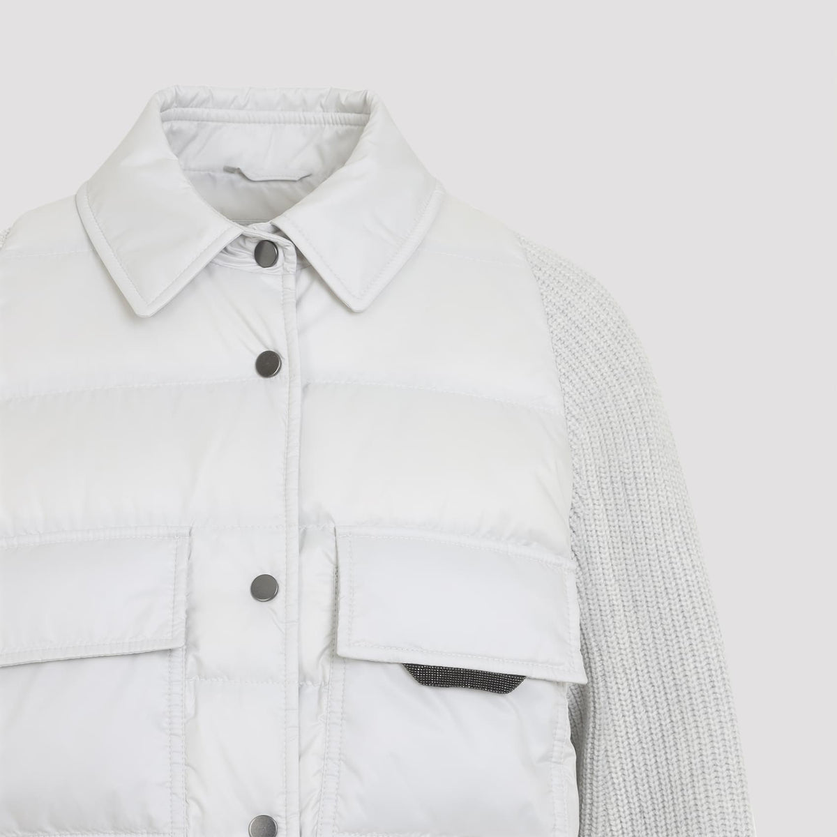 Brunello Cucinelli Hybrid Padded Jacket Women BRUNELLO CUCINELLI