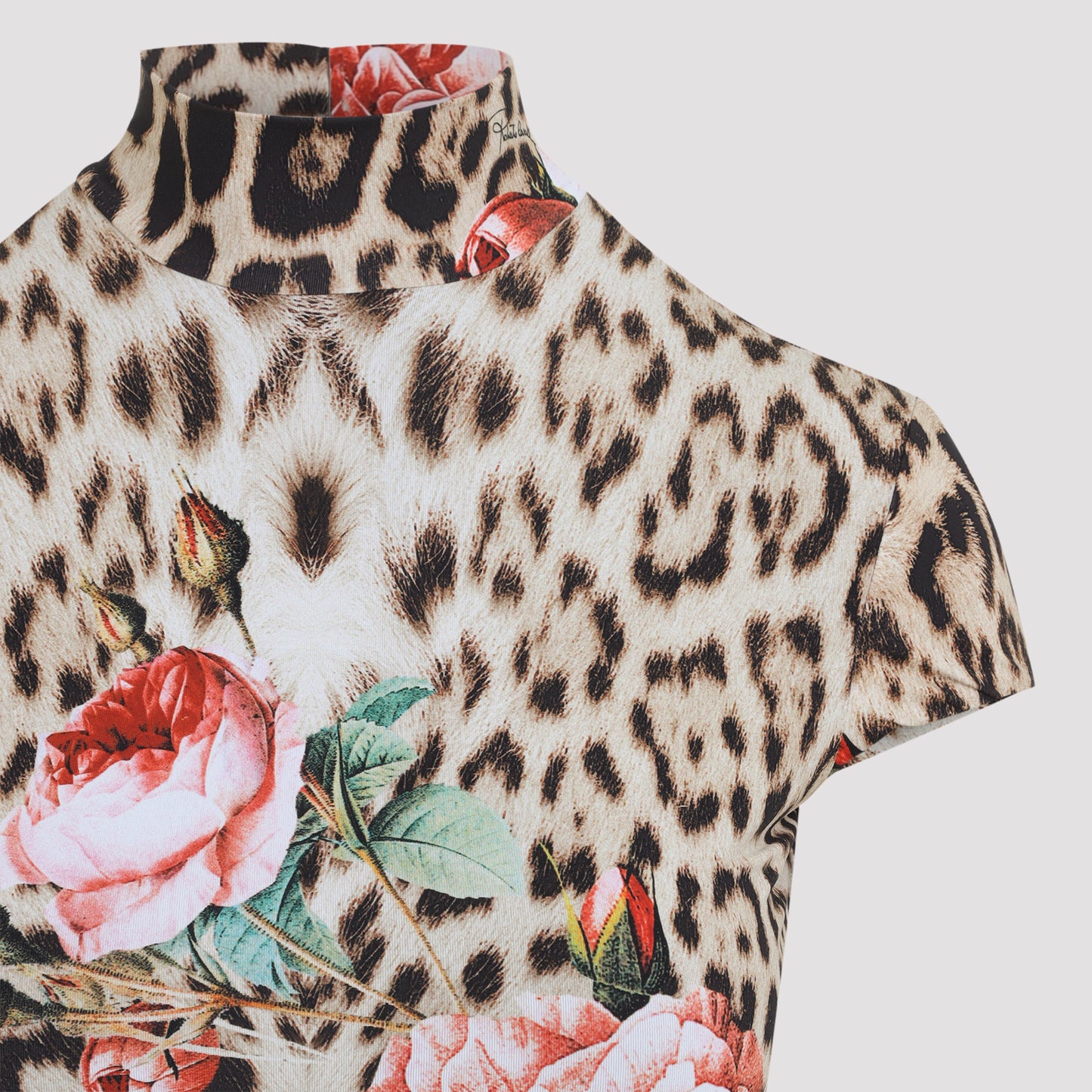 Roberto Cavalli Jaguar Roses Mini Dress Women ROBERTO CAVALLI