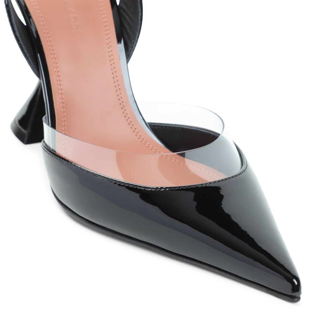 Amina Muaddi Lara Sling 95 Patent Pvc Women AMINA MUADDI