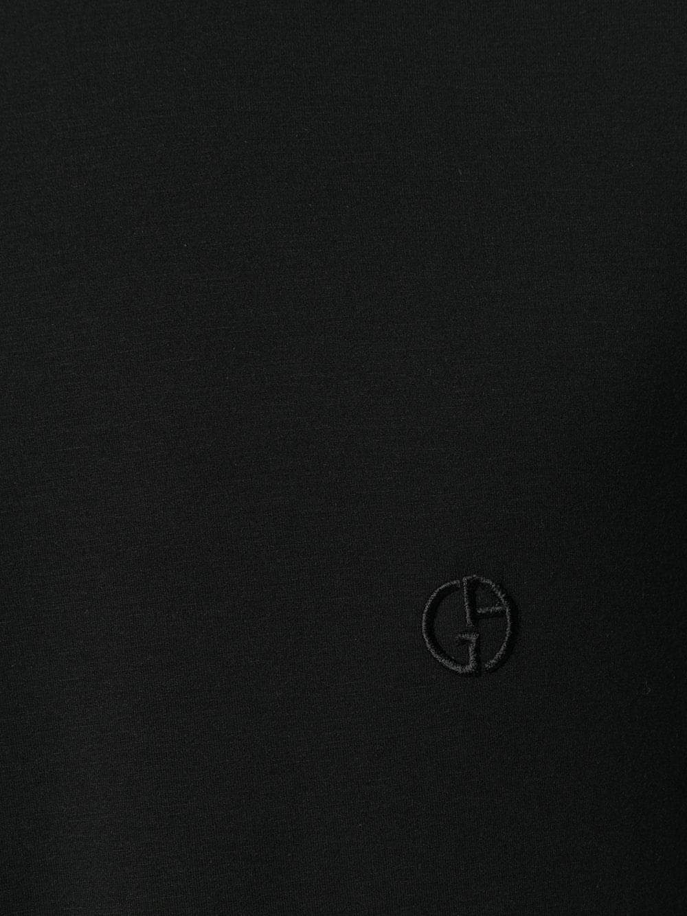Giorgio Armani Men Stretch Viscose Jersey Crew Neck T-Shirt GIORGIO ARMANI