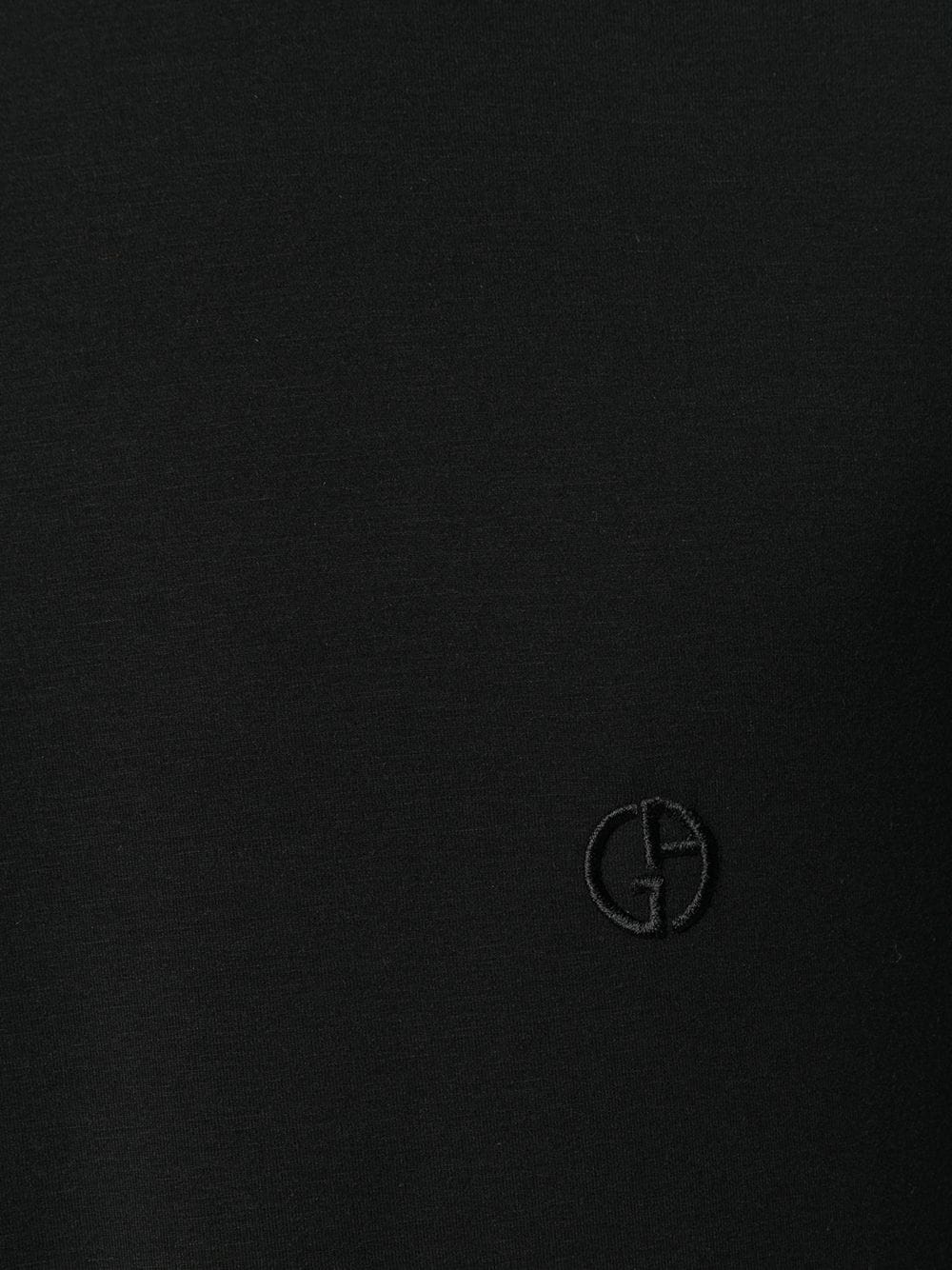 Giorgio Armani Men Stretch Viscose Jersey Crew Neck T-Shirt GIORGIO ARMANI