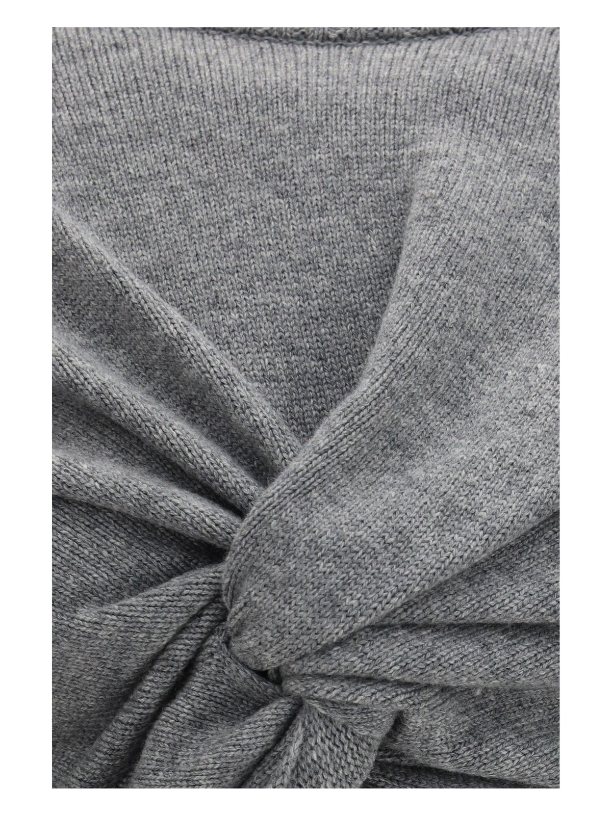 Balenciaga Women Ruched Crewneck Sweater BALENCIAGA