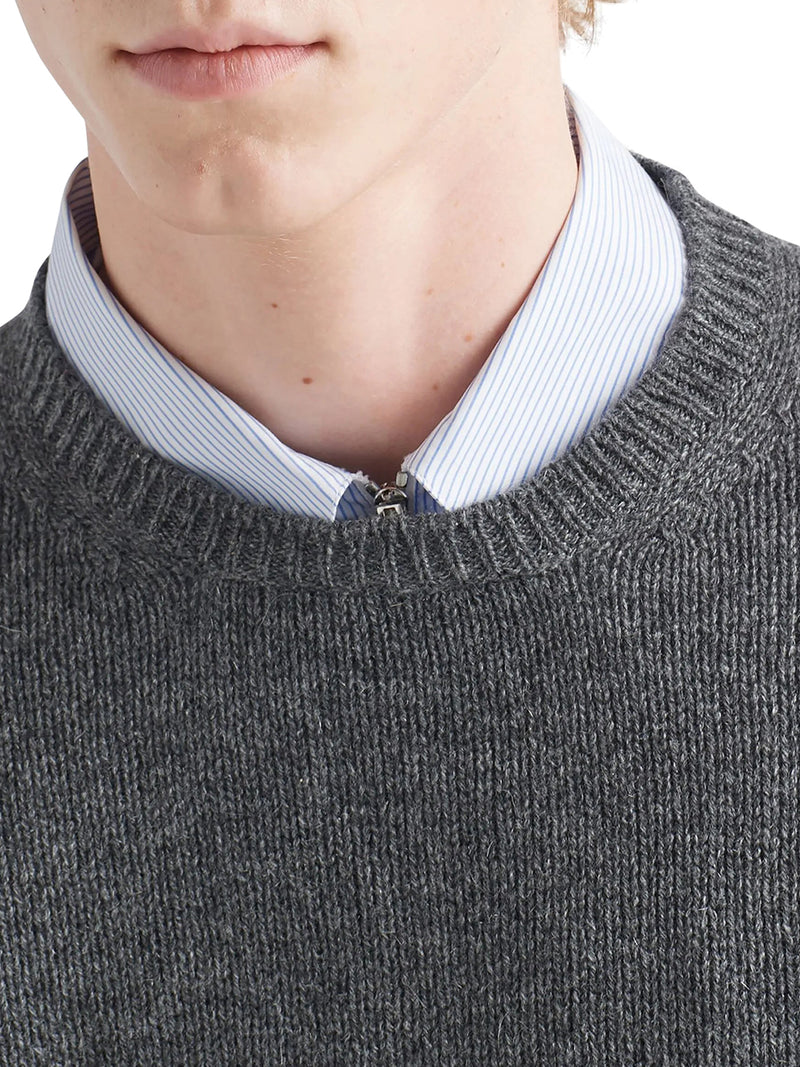 Prada Men Crew Neck Cashmere Sweater PRADA