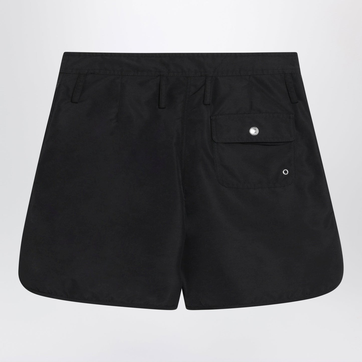 Prada Black Re-Nylon Shorts With Drawstring Women PRADA