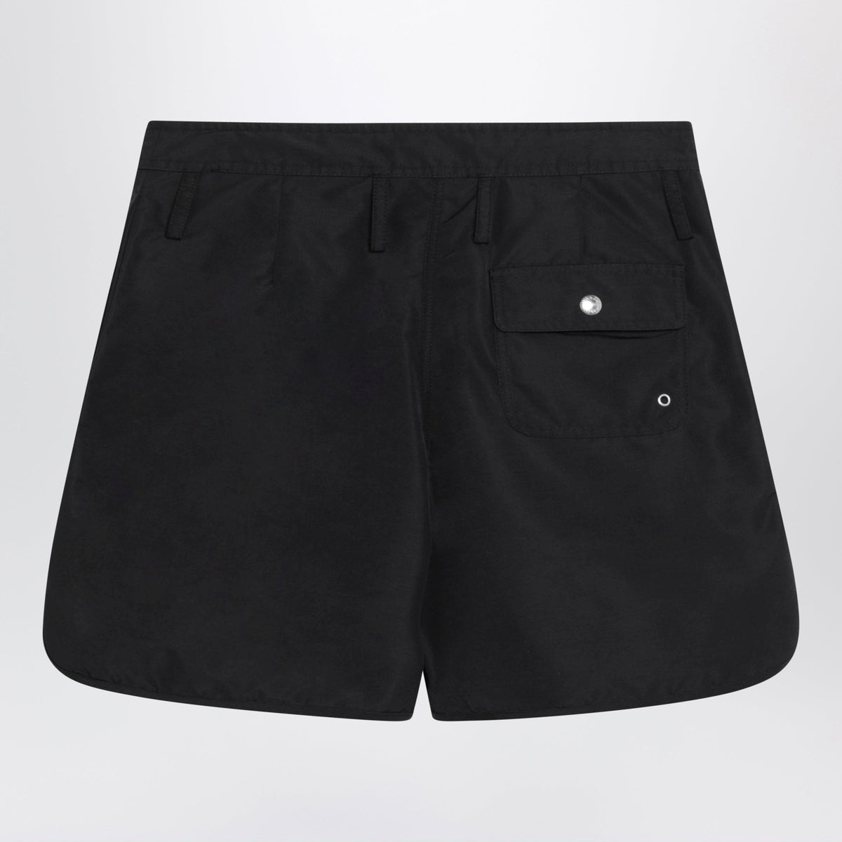 Prada Black Re-Nylon Shorts With Drawstring Women PRADA