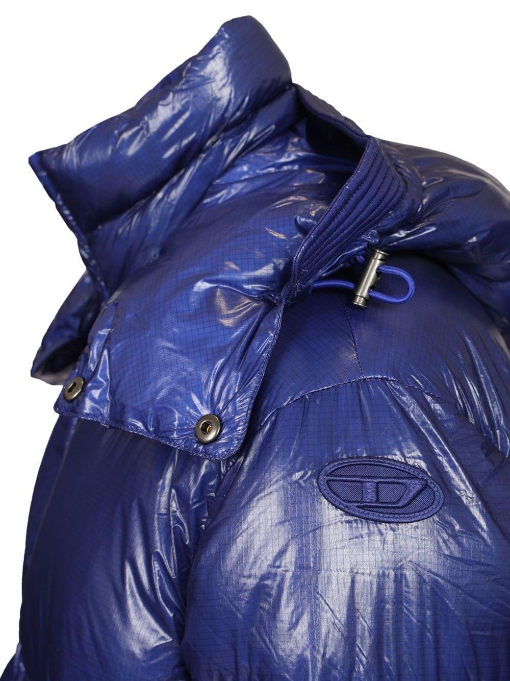 Diesel Men Quilted Taslan Down Jacket With Viraloff® Treatment DIESEL