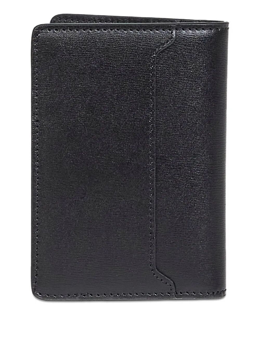 Fendi Men Ff Squared Leather Card Holder FENDI