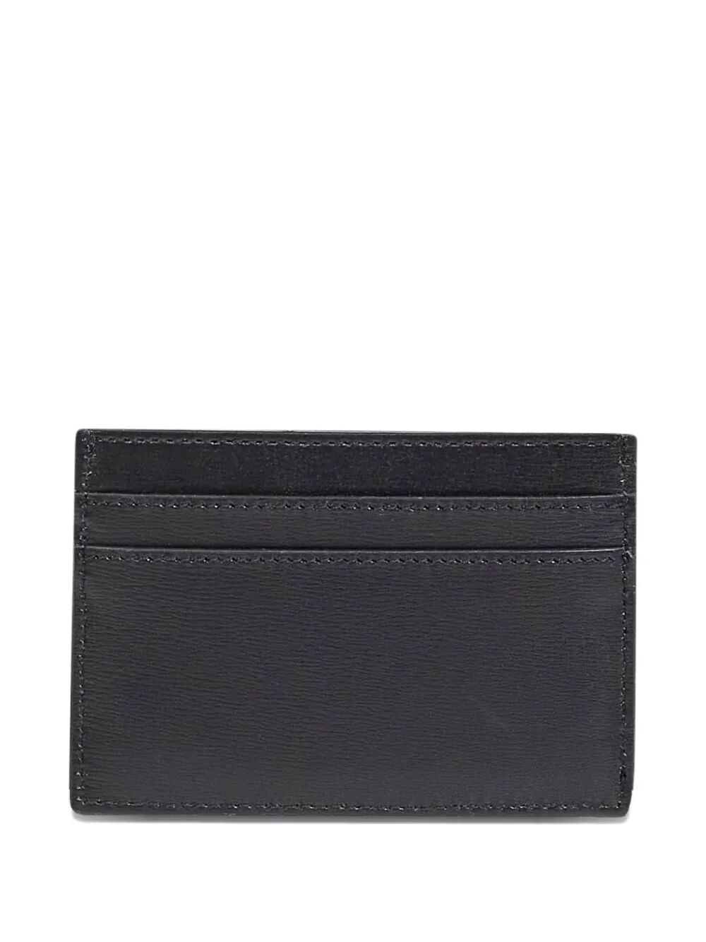 Fendi Men Ff Squared Leather Card Holder FENDI