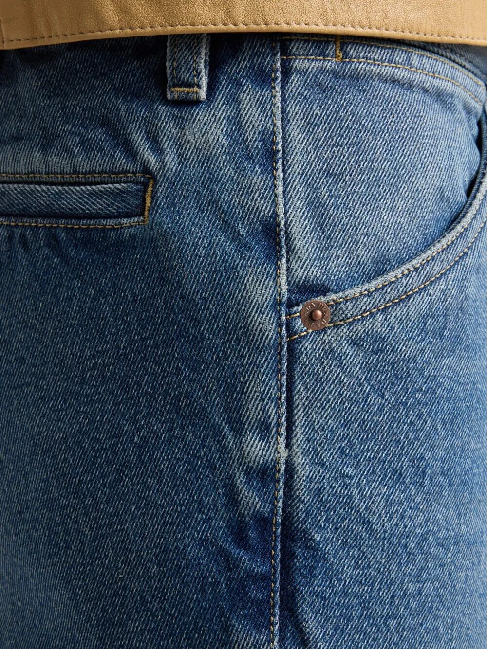 Prada Men Tight Fit And Regular Waist Washed Denim Jeans PRADA
