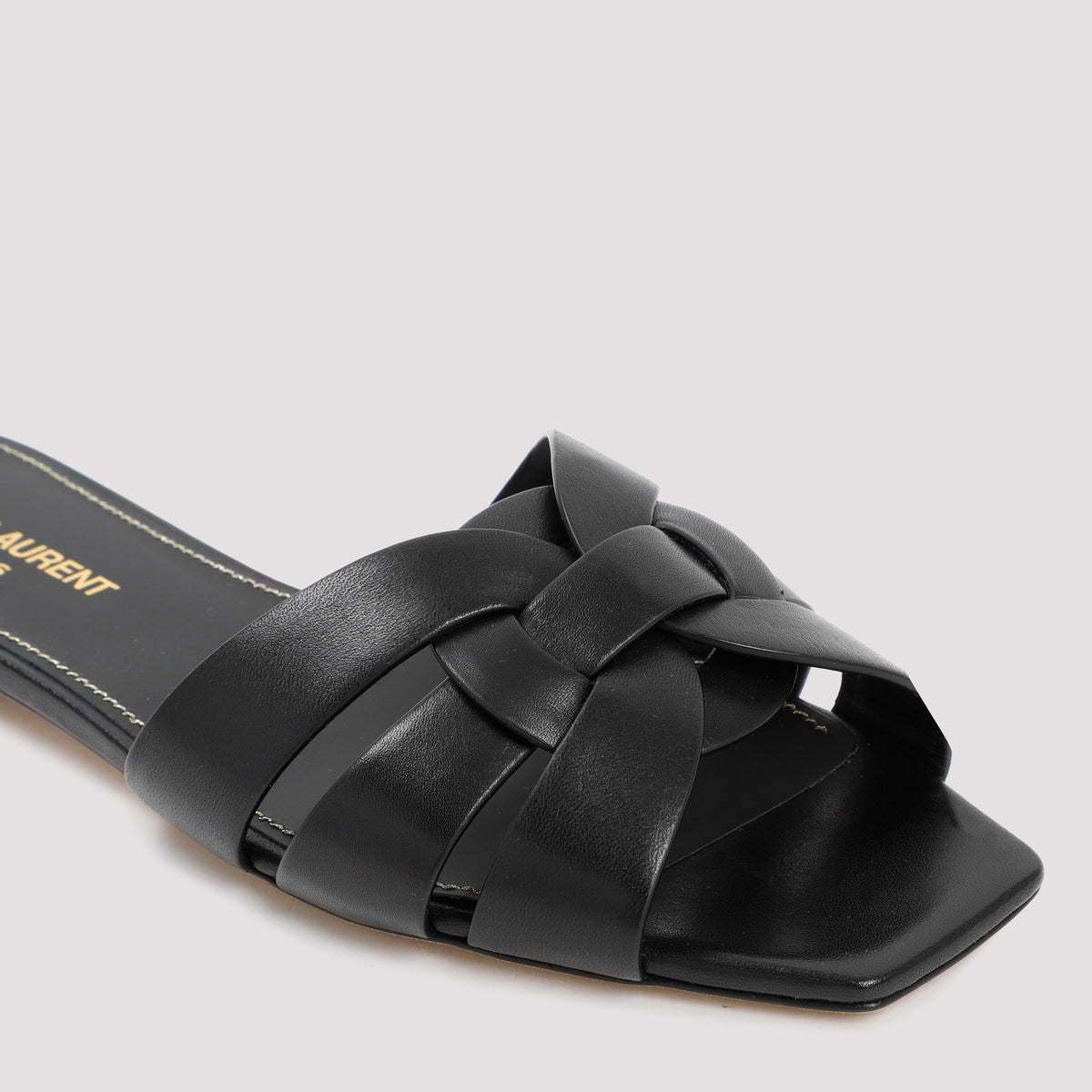 Saint Laurent Leather Tribute Flats Women