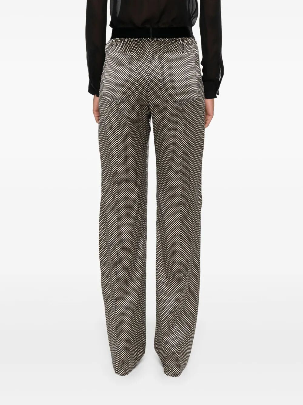 Tom Ford Women Polka Dot Signature Silk Pj Pants