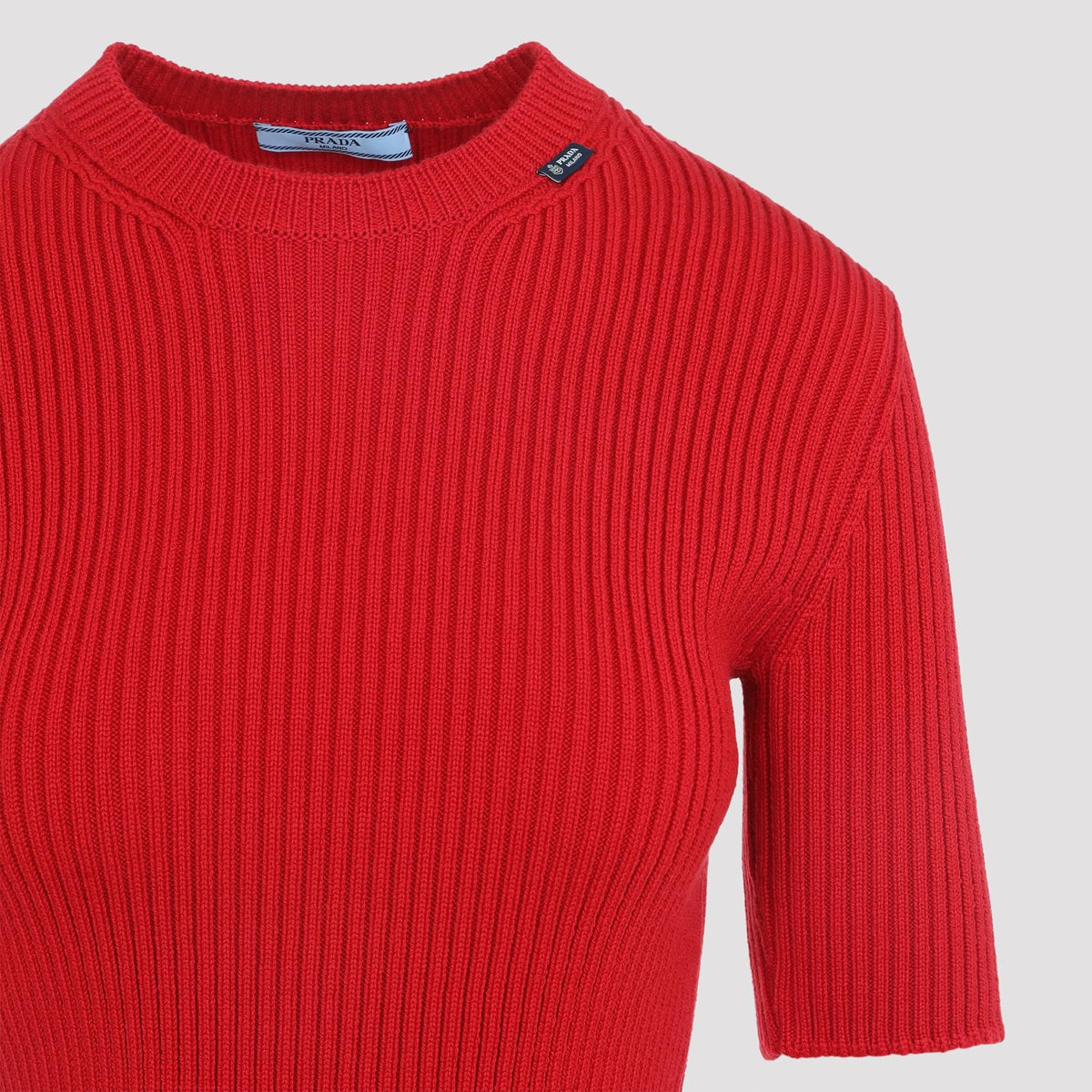 Prada Ribbed Top Women PRADA