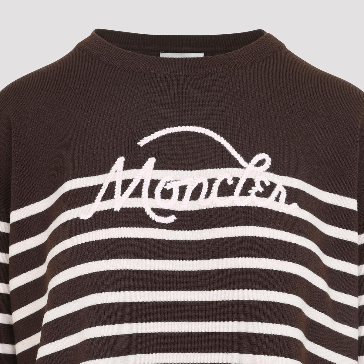 Moncler Striped Logo Knit Sweater Women MONCLER