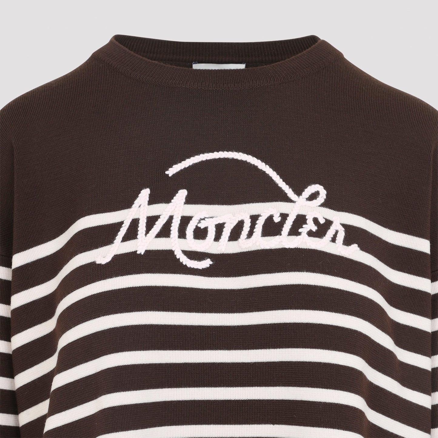 Moncler Striped Logo Knit Sweater Women MONCLER