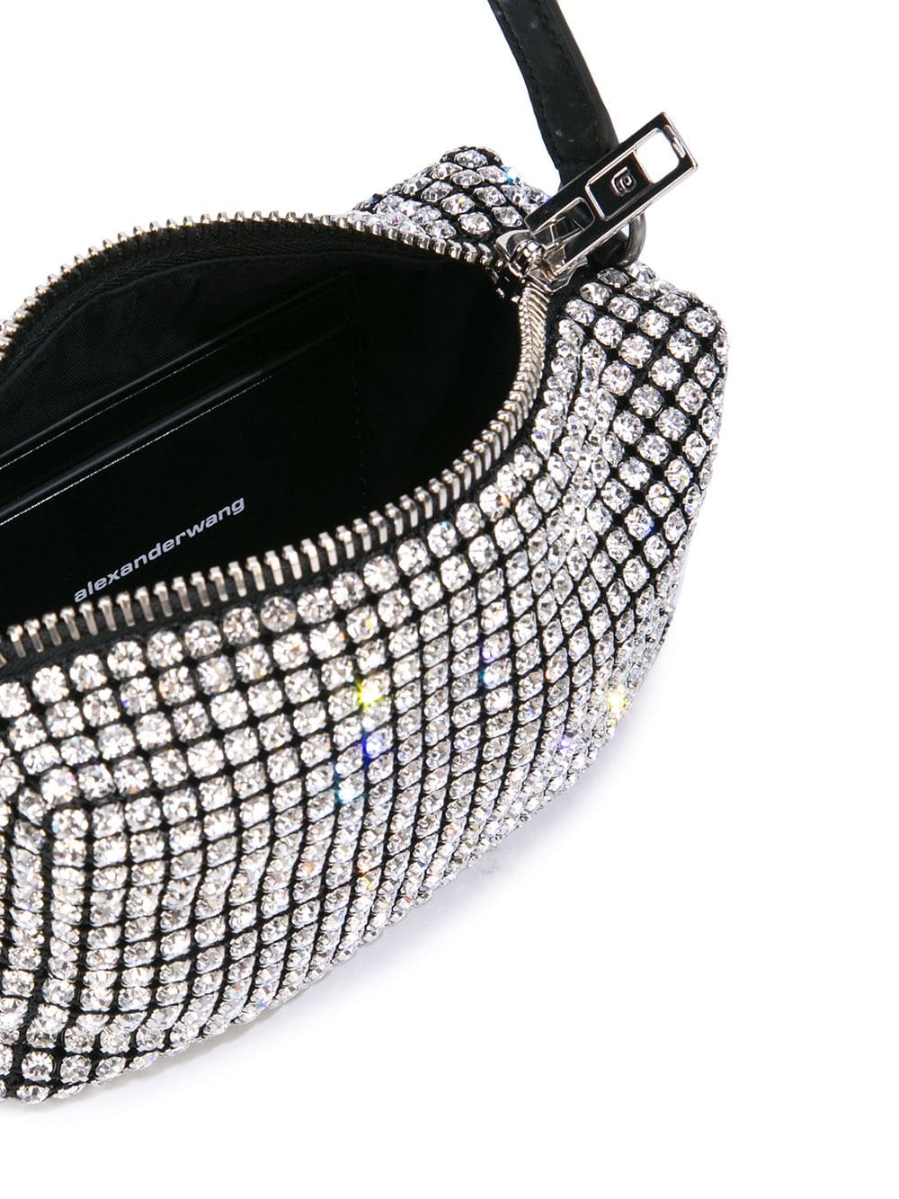 Alexander Wang Women Heiress Medium Pouch In Crystal Mesh ALEXANDER WANG