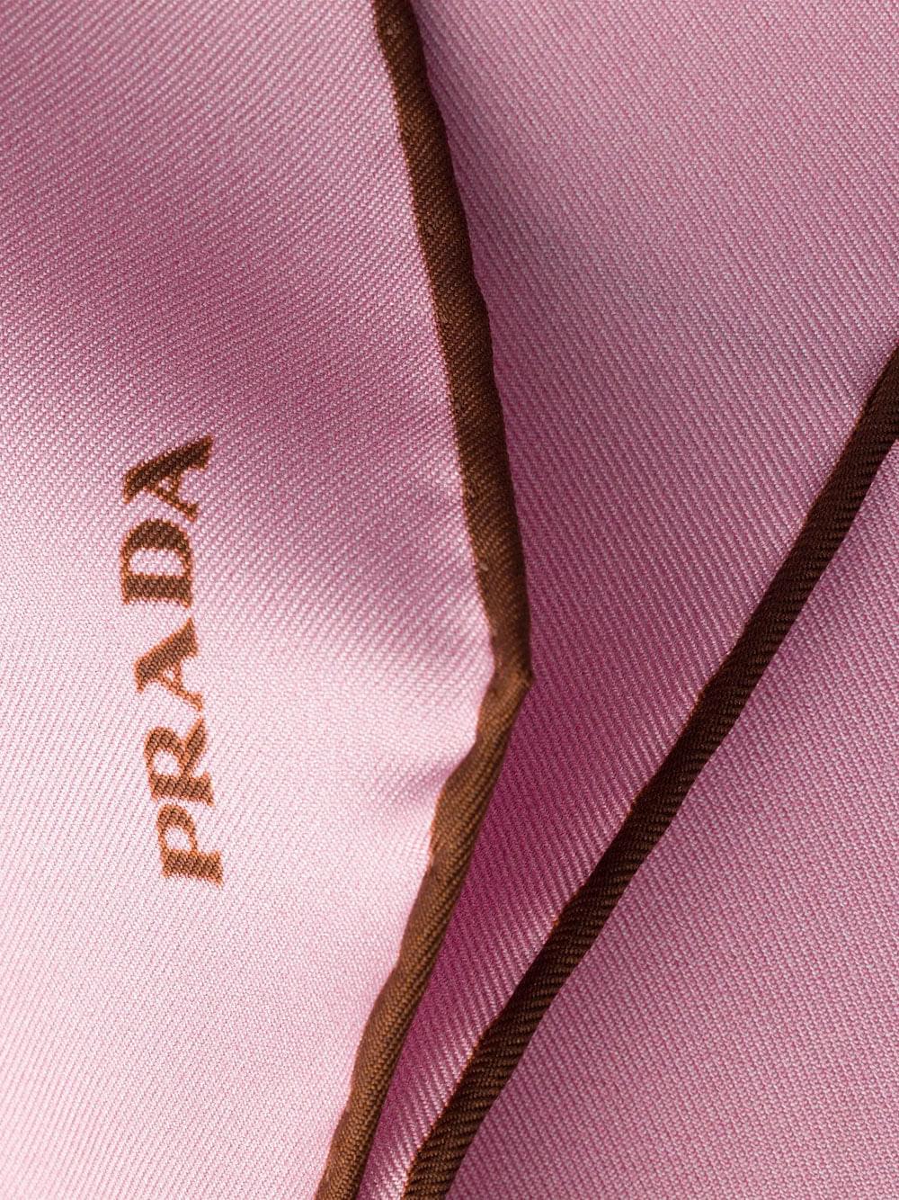 Prada Women Printed Twill Scarf PRADA