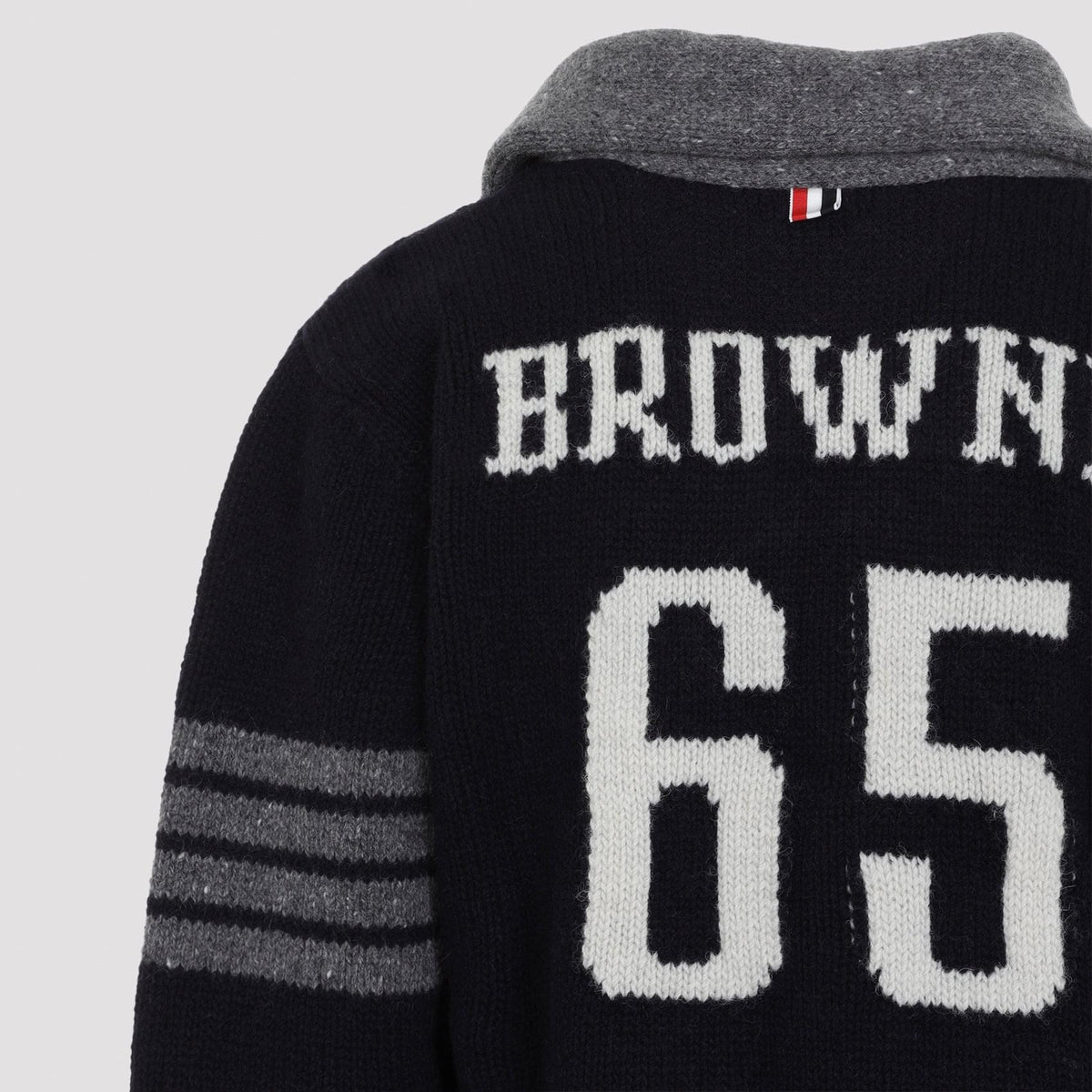 Thom Browne 65 Jersey Collar Cardigan Men THOM BROWNE