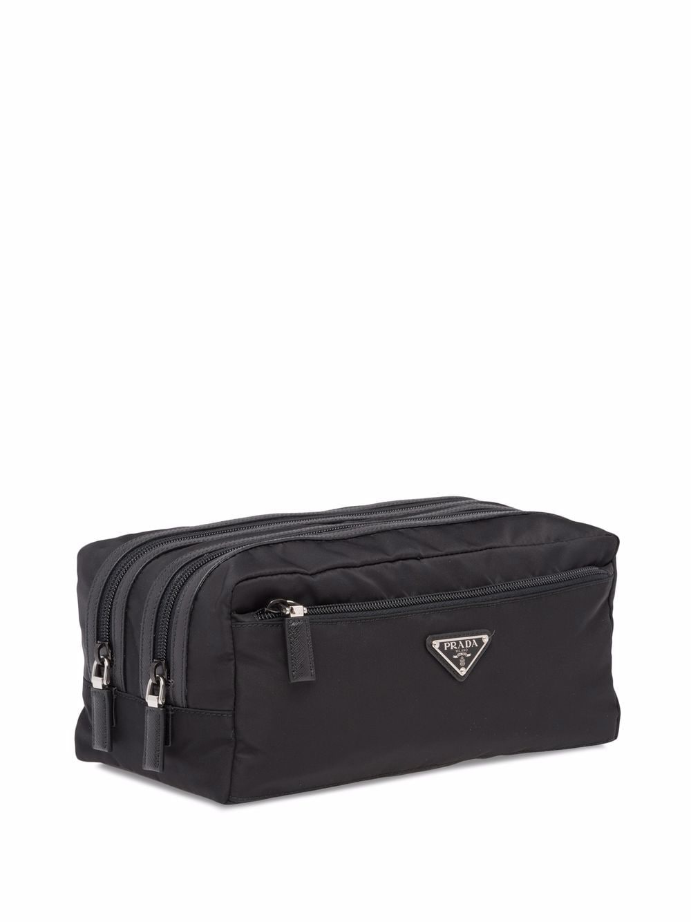 Prada Men Re-Nylon And Saffiano Leather Travel Pouch PRADA