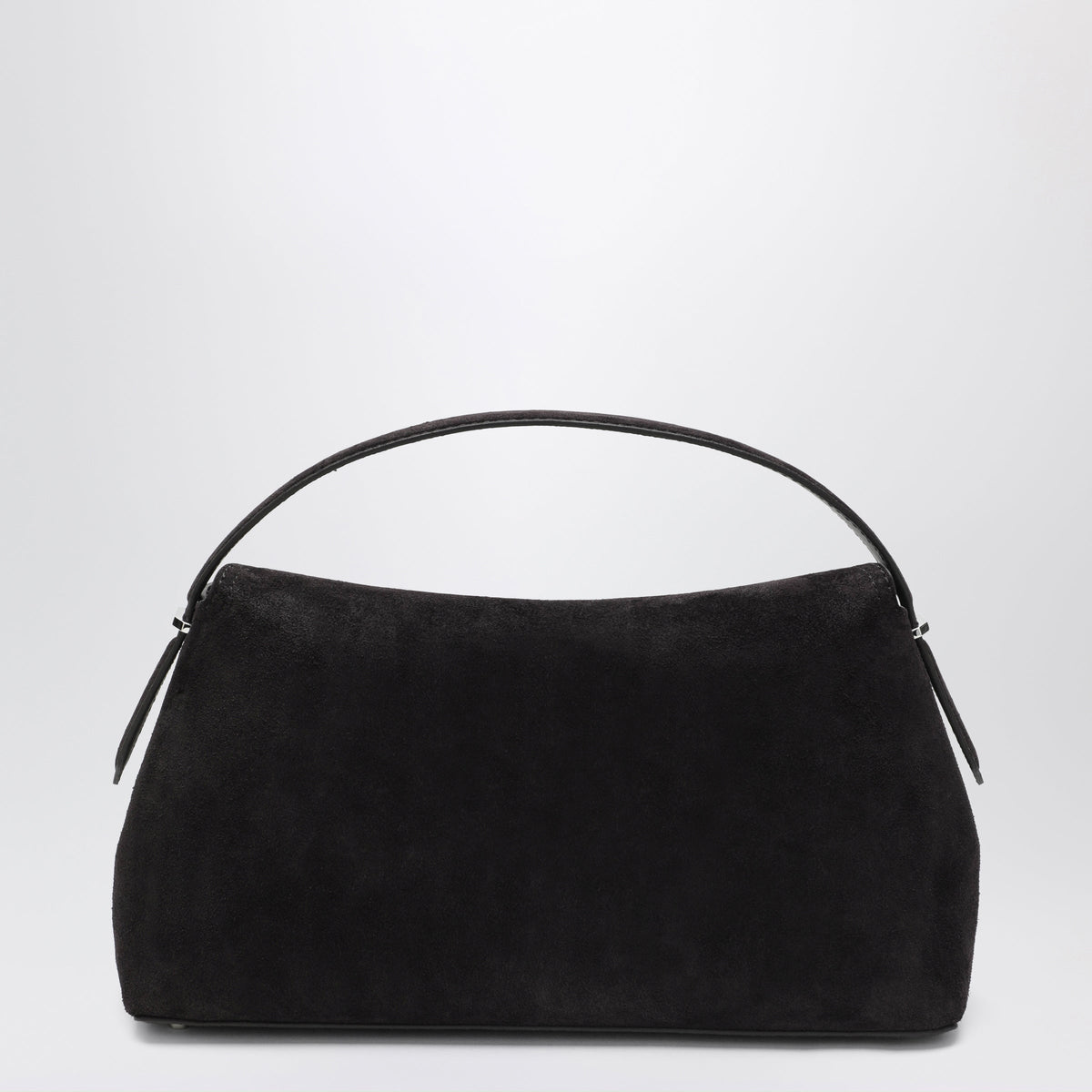Toteme T-Lock Bag Brown Espresso In Suede Leather Women TOTEME