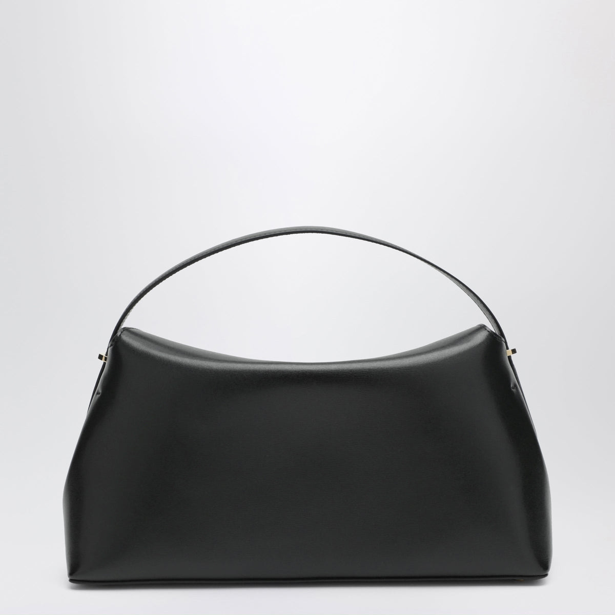 Toteme Black Leather T-Lock Bag Women TOTEME