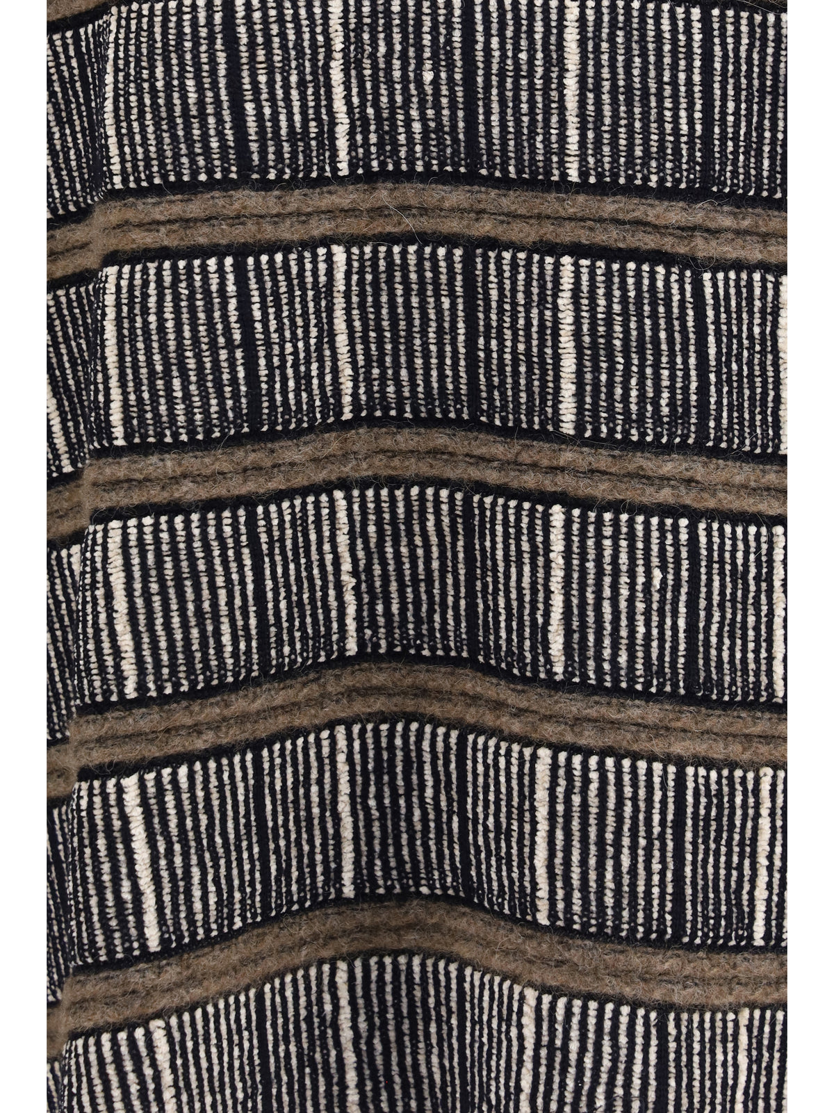 Giorgio Armani Men Oversized Ribbed Sweater In Silk And Virgin Wool Blend GIORGIO ARMANI